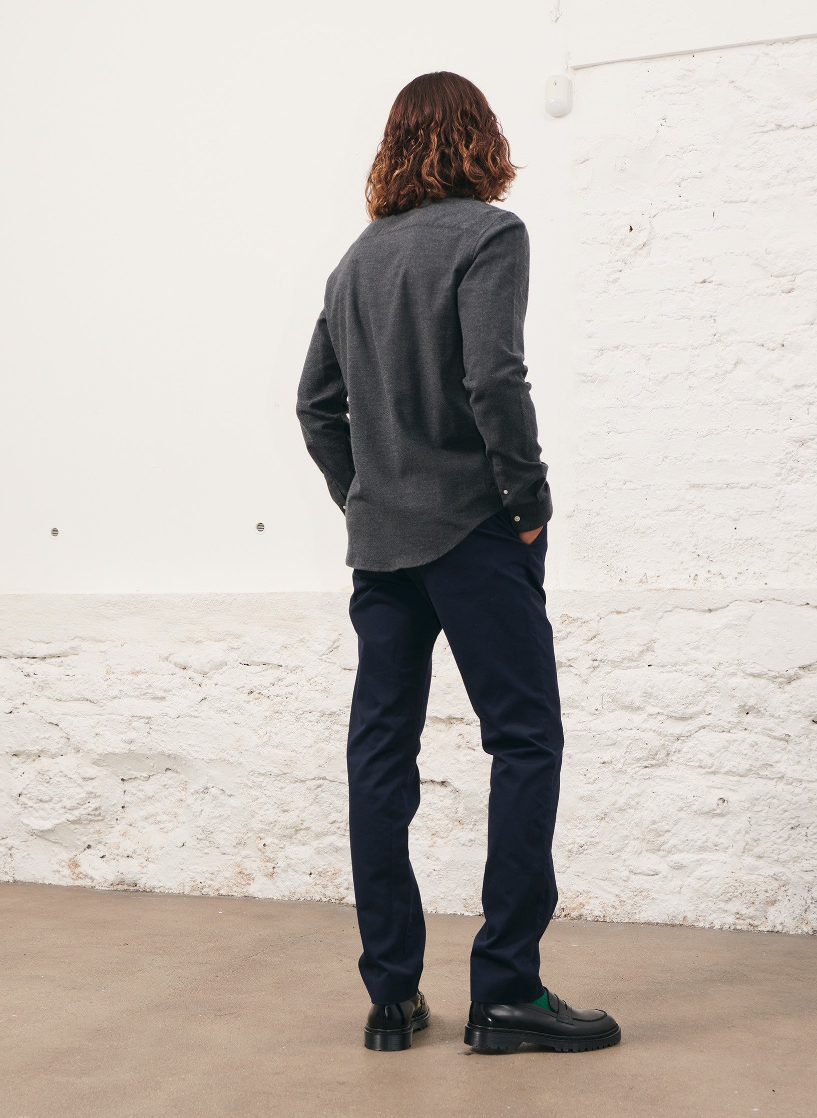 le chino slim homme marine