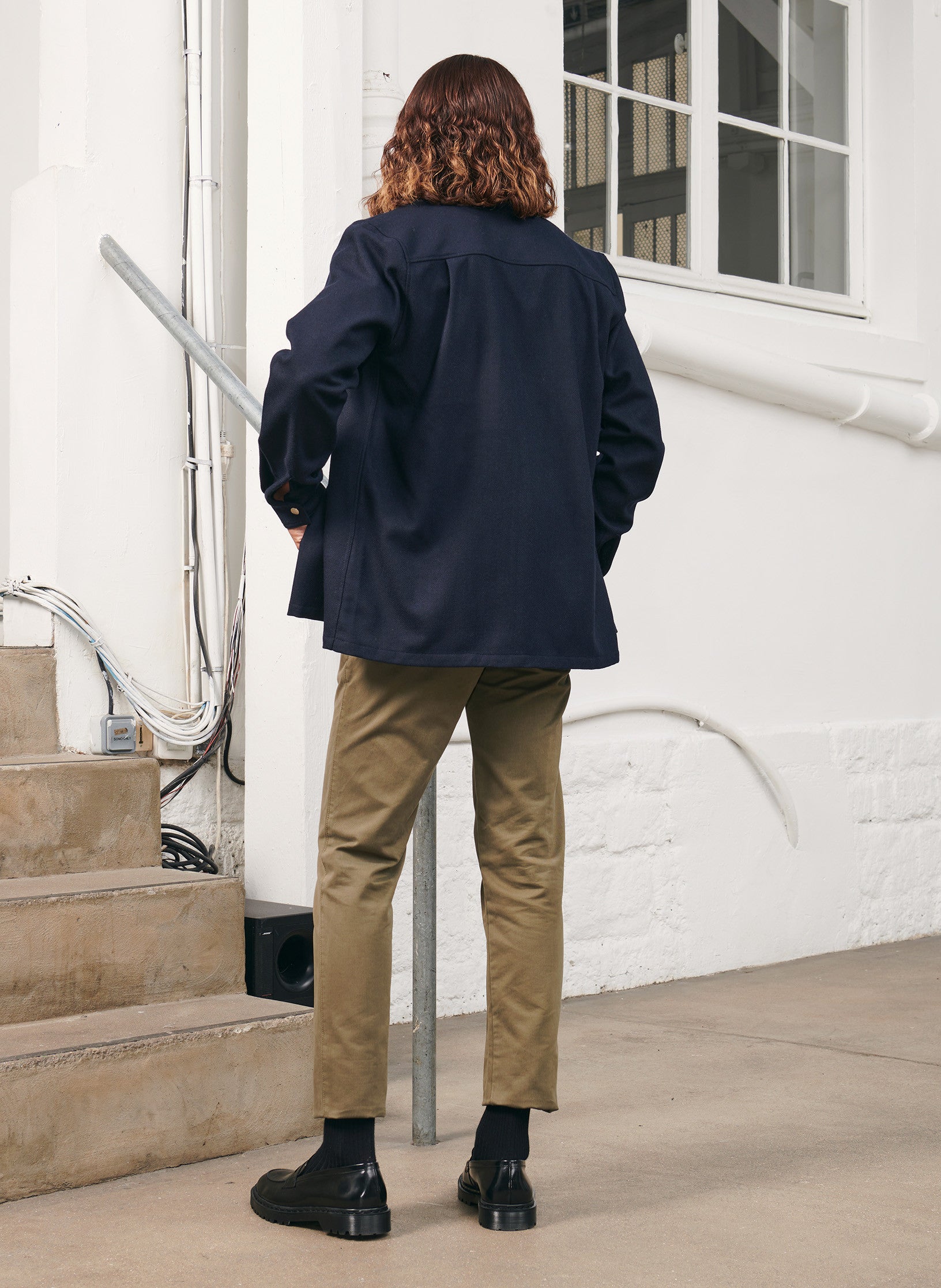 le chino slim homme kaki