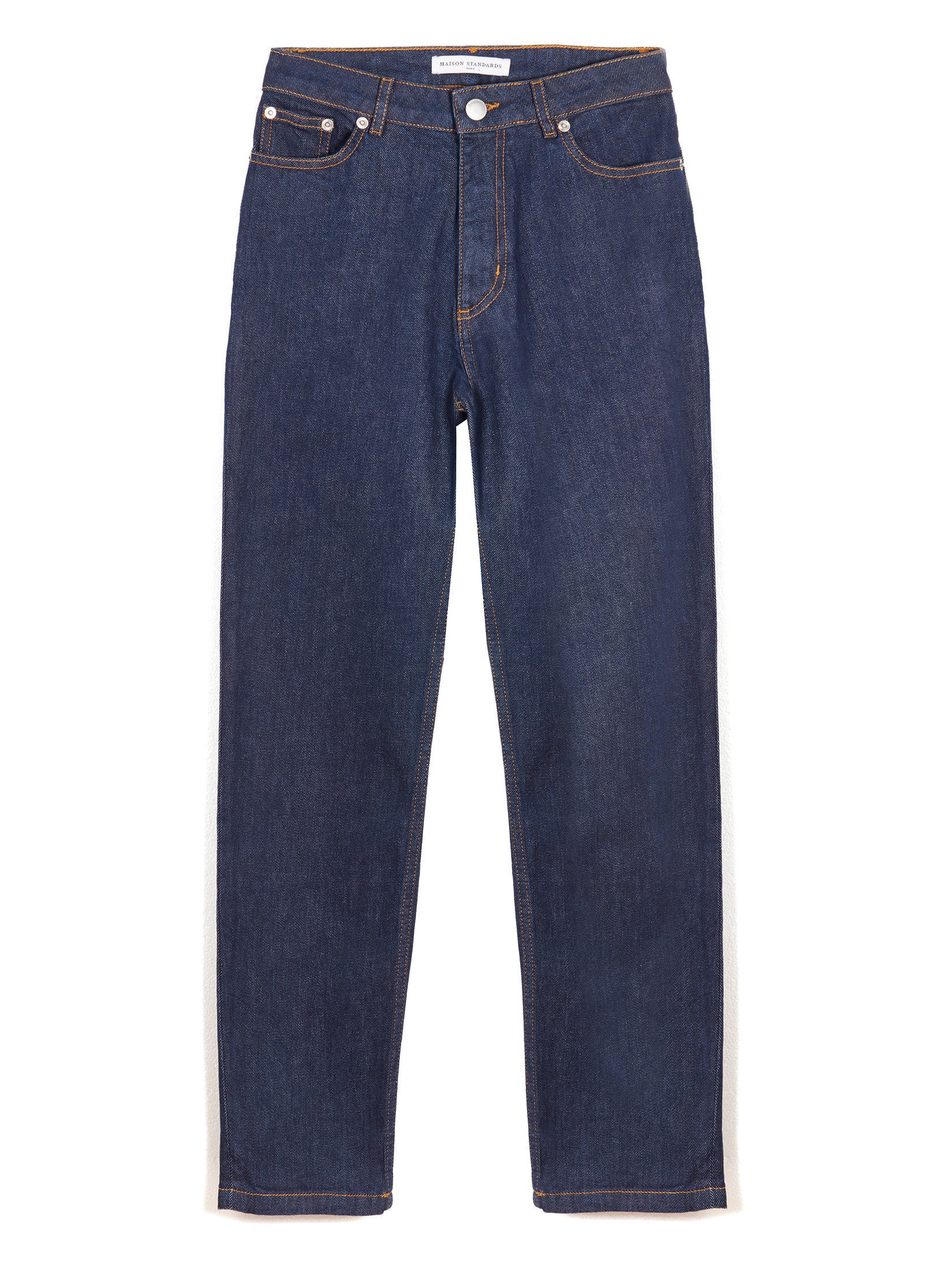 jean mom brut taille haute femme