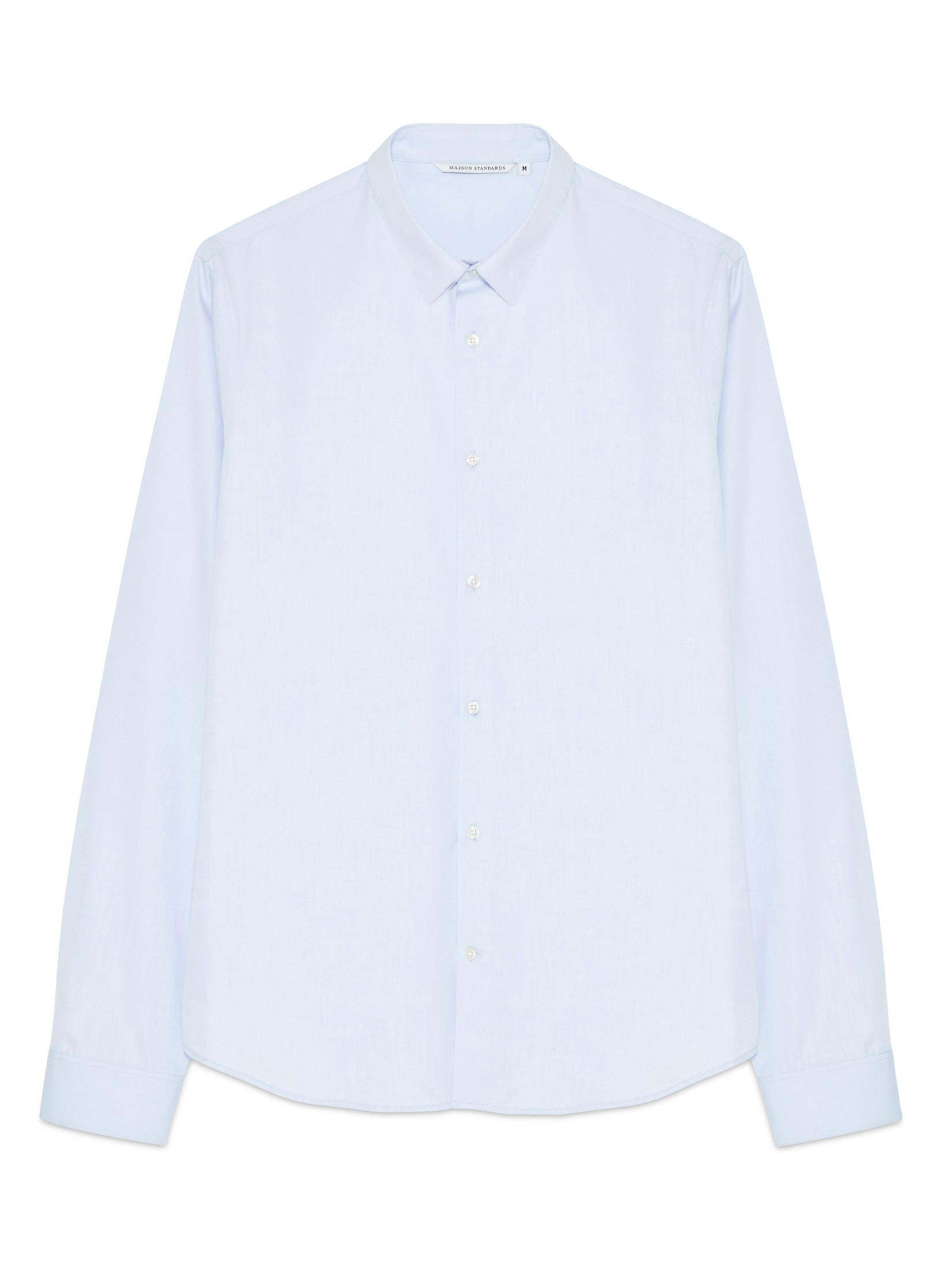 chemise popeline bleu homme