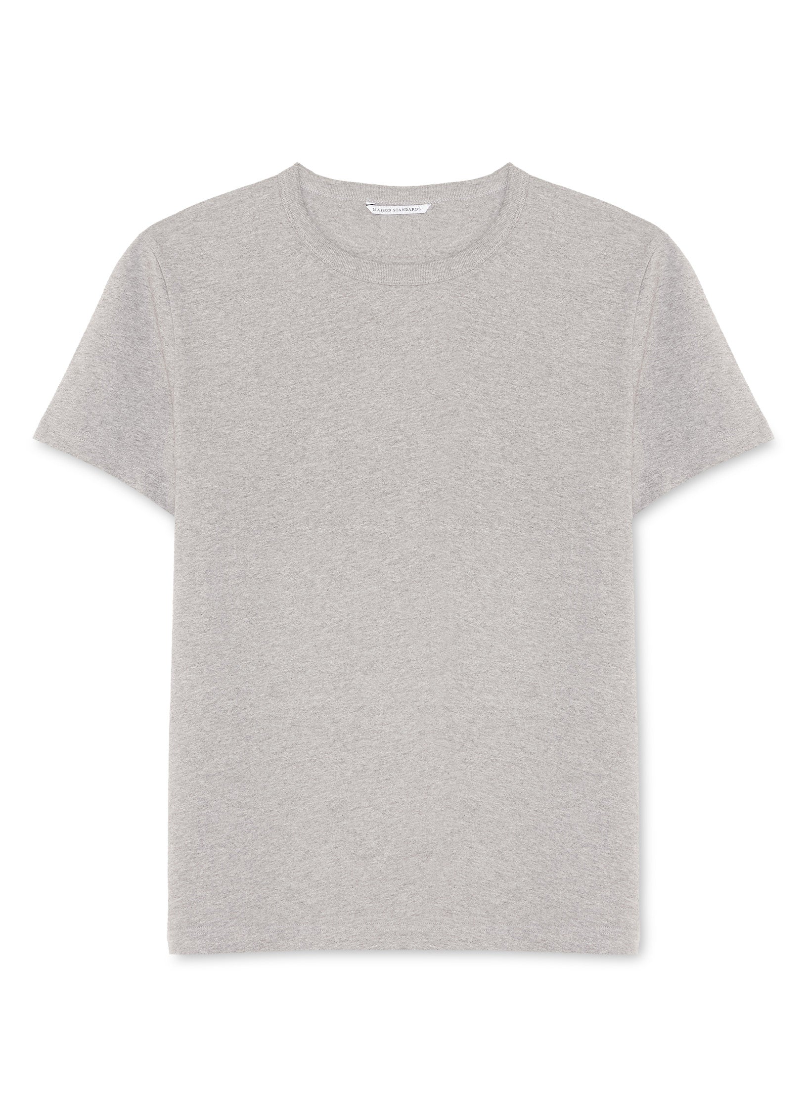 tee shirt coton organique gris homme