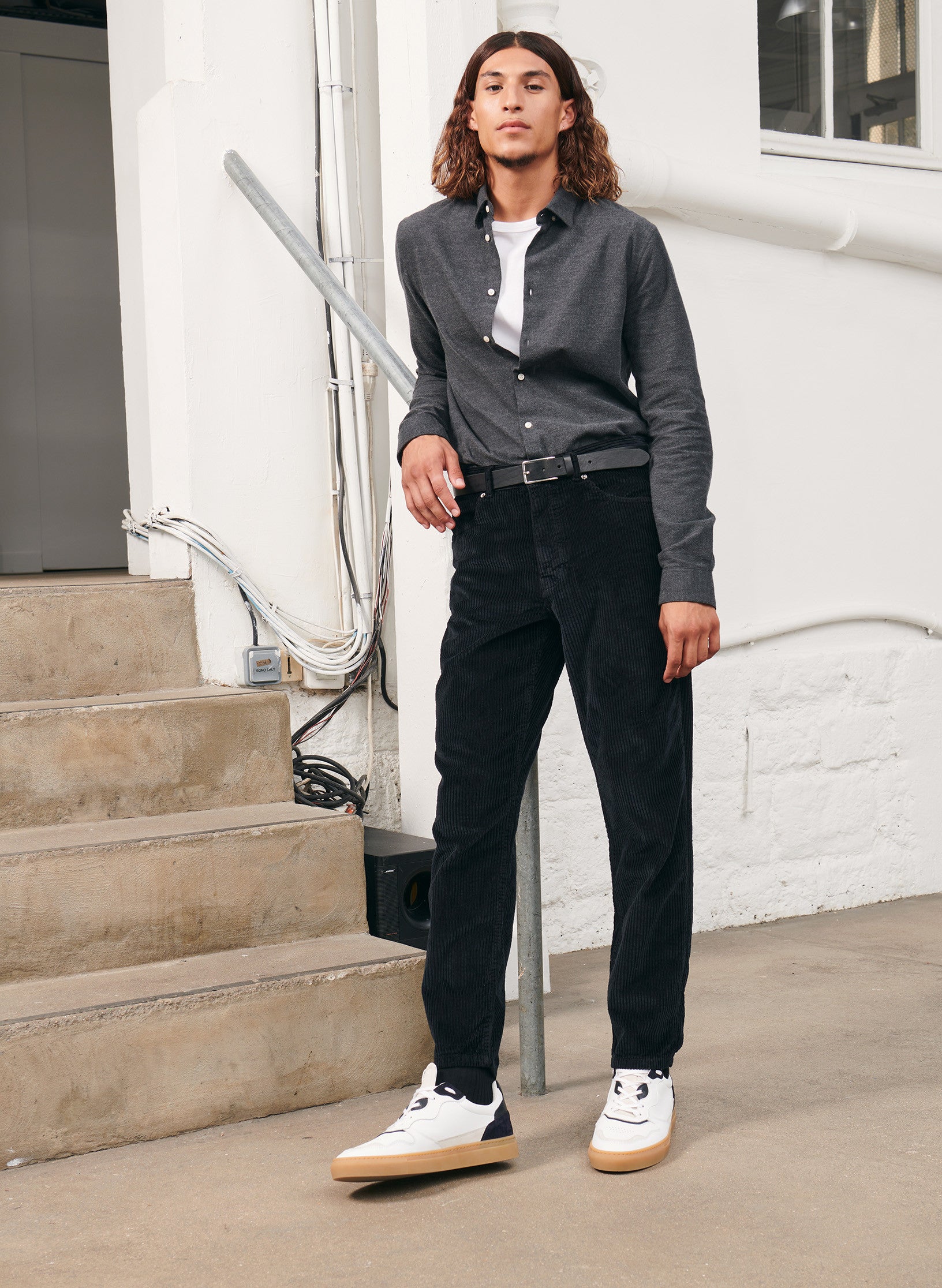 ceinture cuir noire homme