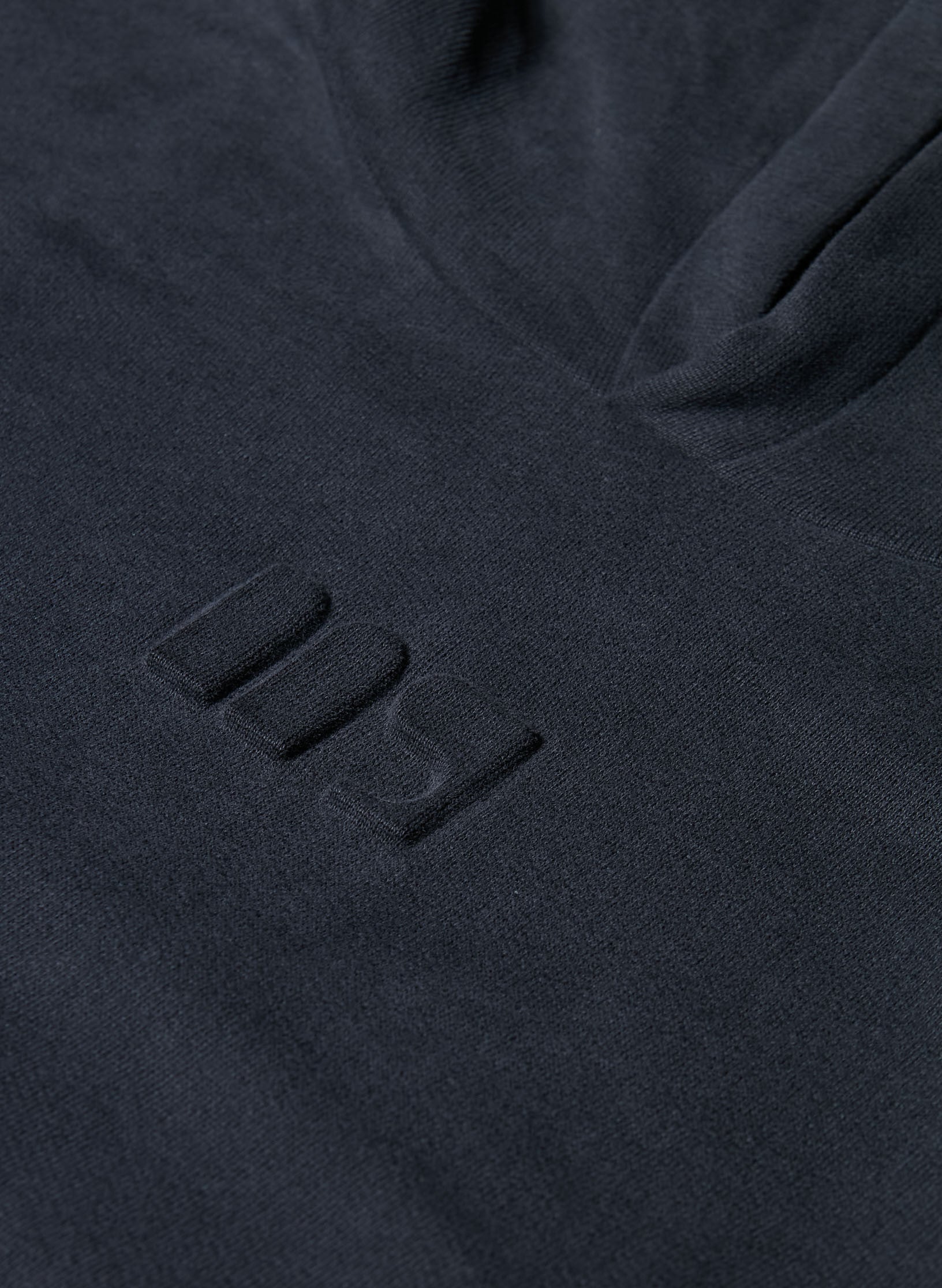 hoodie homme bleu coton organique