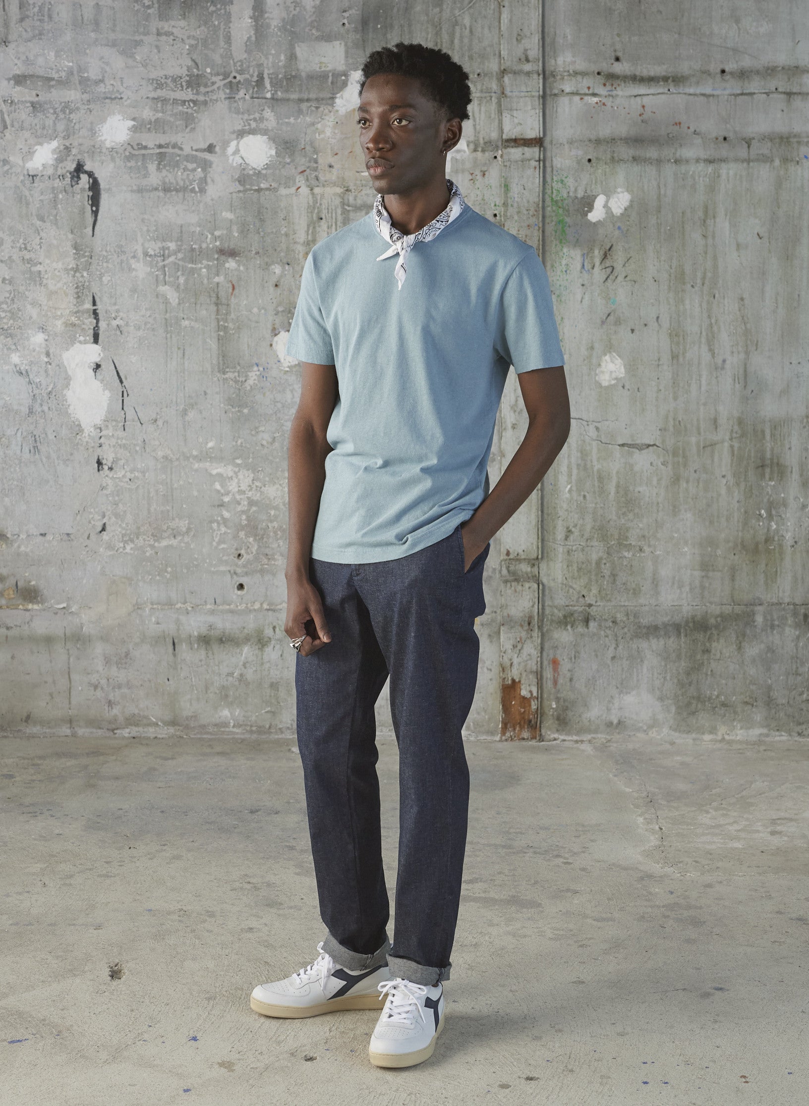 chino denim elasthanne brut homme