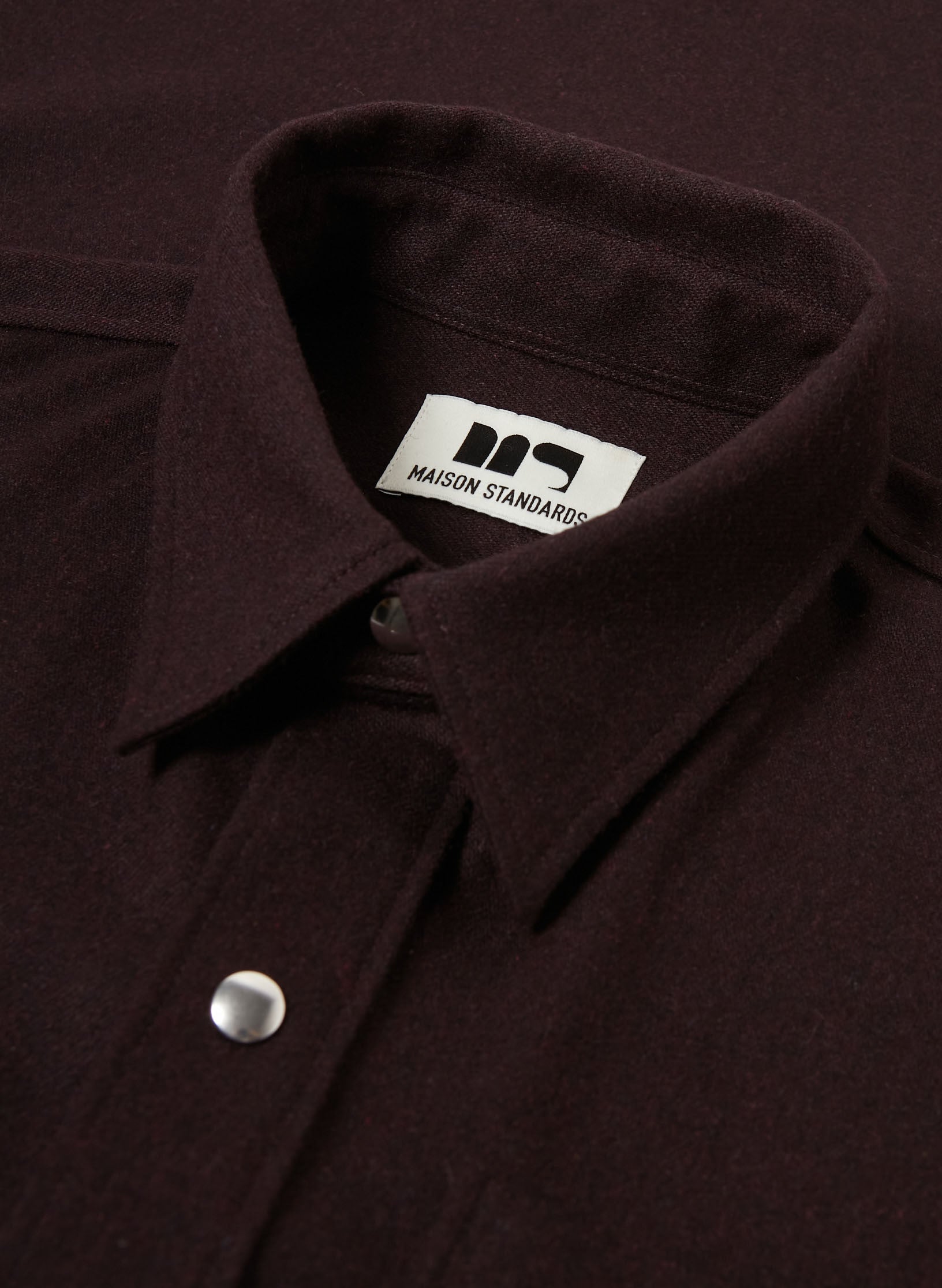 surchemise flanelle bordeaux homme