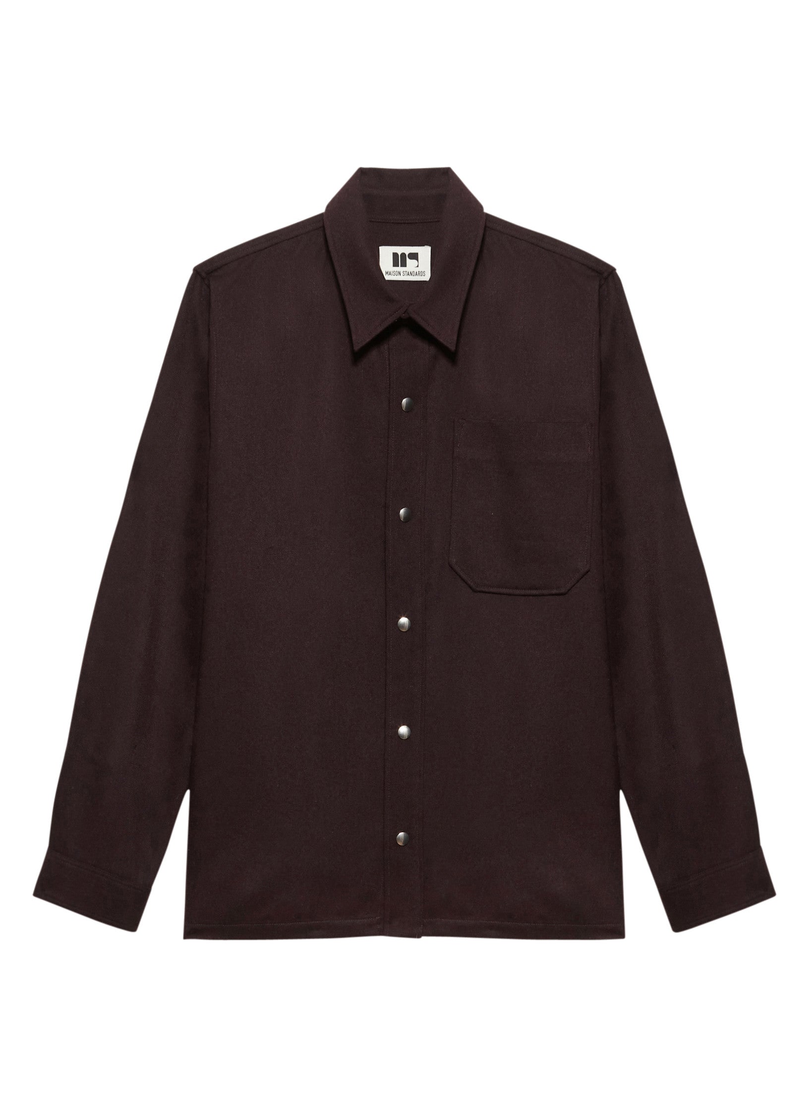 surchemise flanelle bordeaux homme