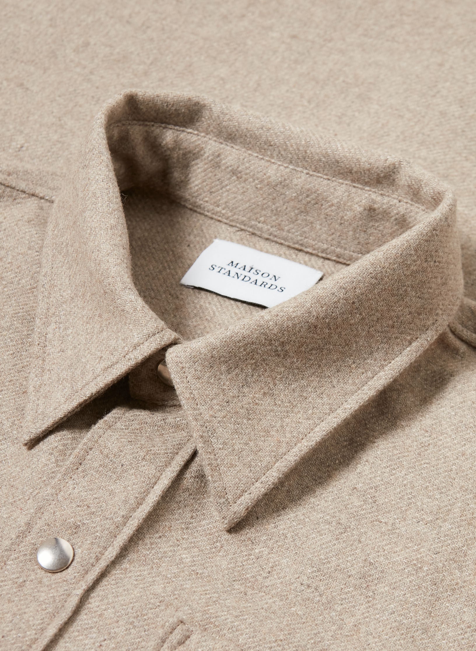 surchemise flanelle beige homme