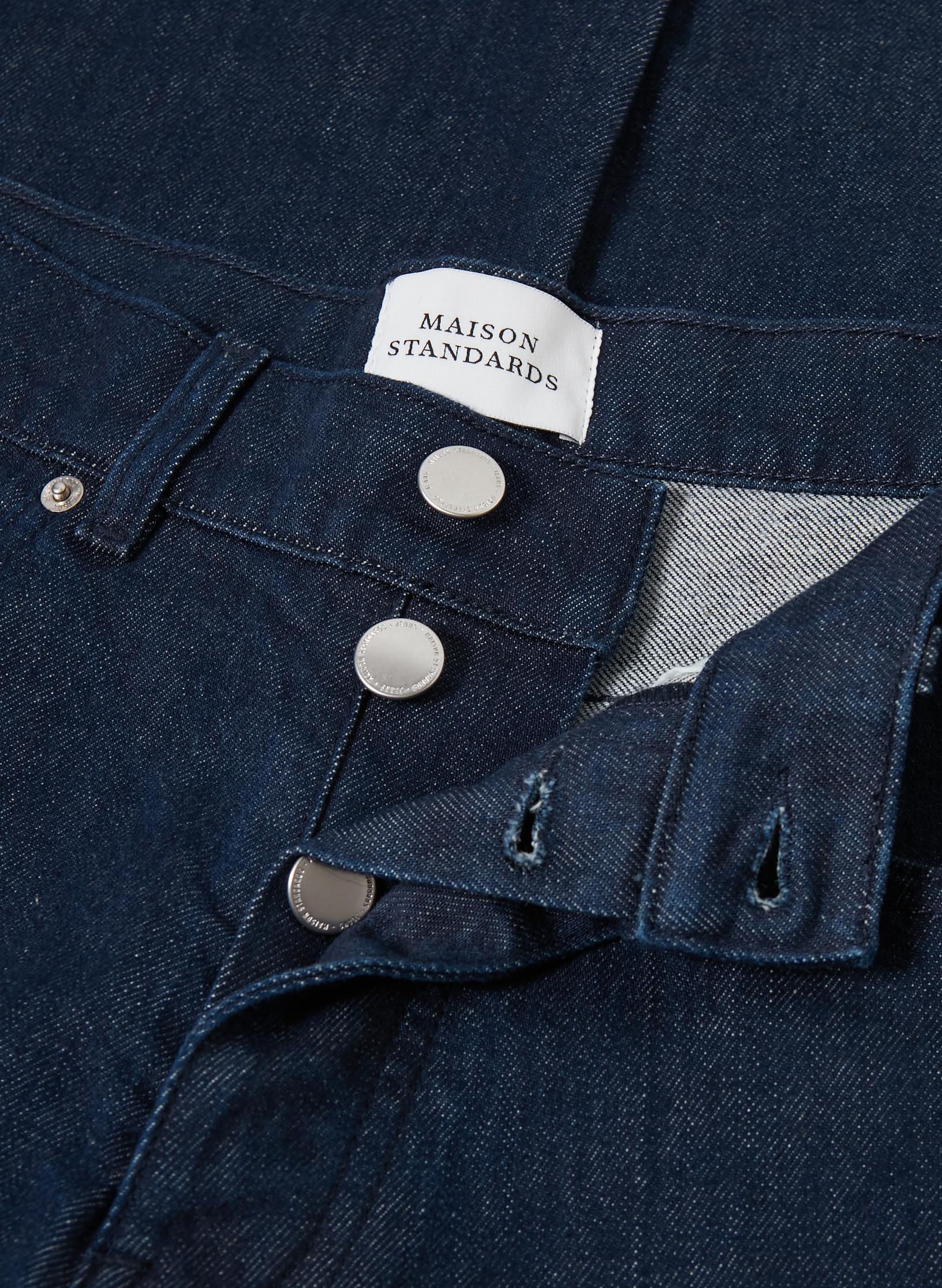 jean loose droit brut rince homme