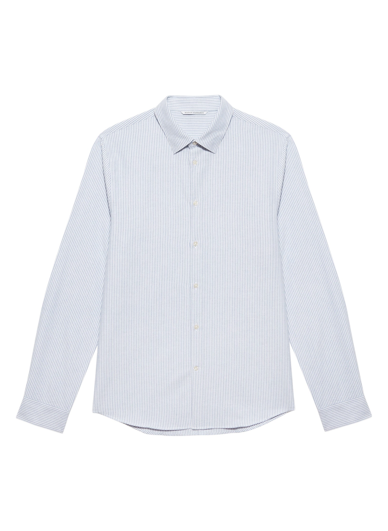 chemise rayee flanelle bleu homme