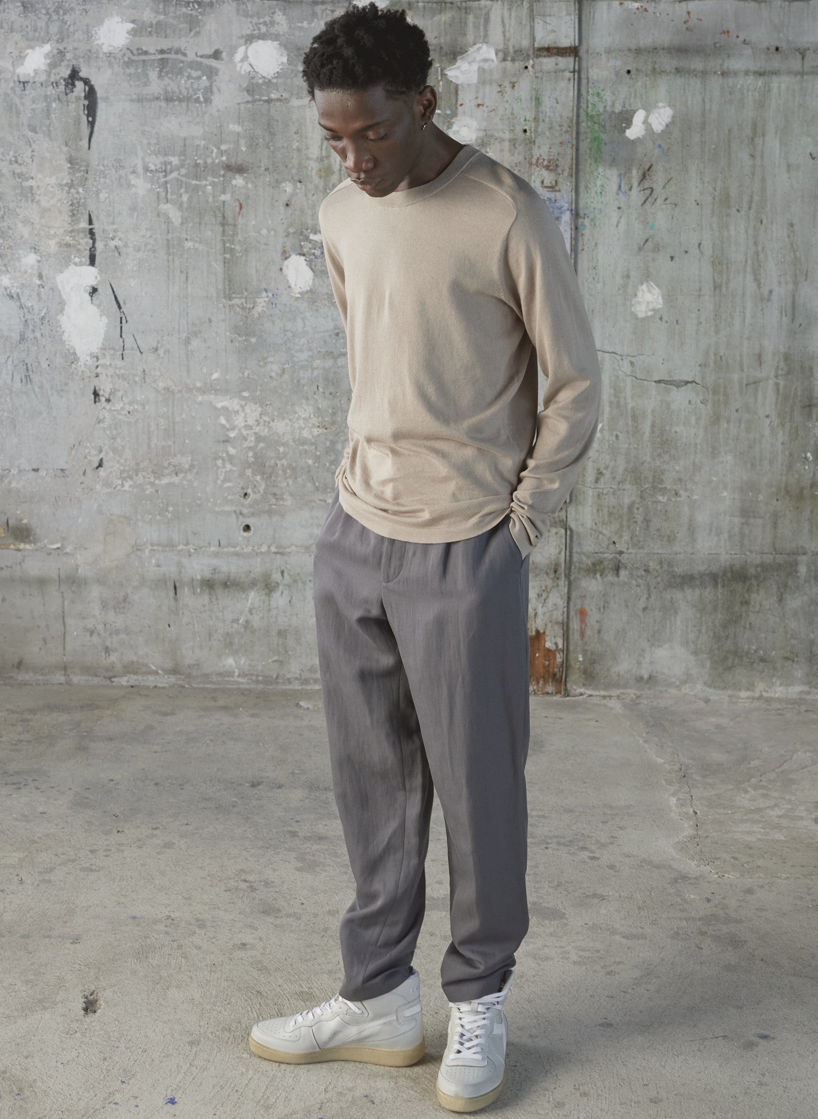 pull coton fine jauge