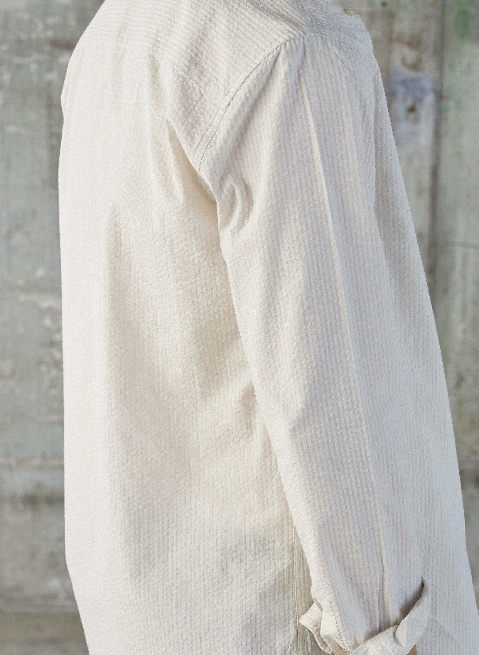 chemise col mao seersucker 3