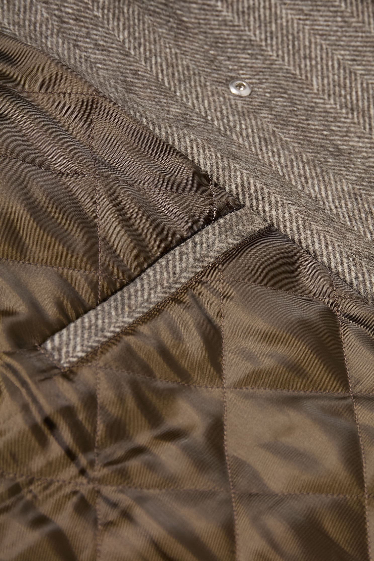 blouson chevron marron homme femme unisexe