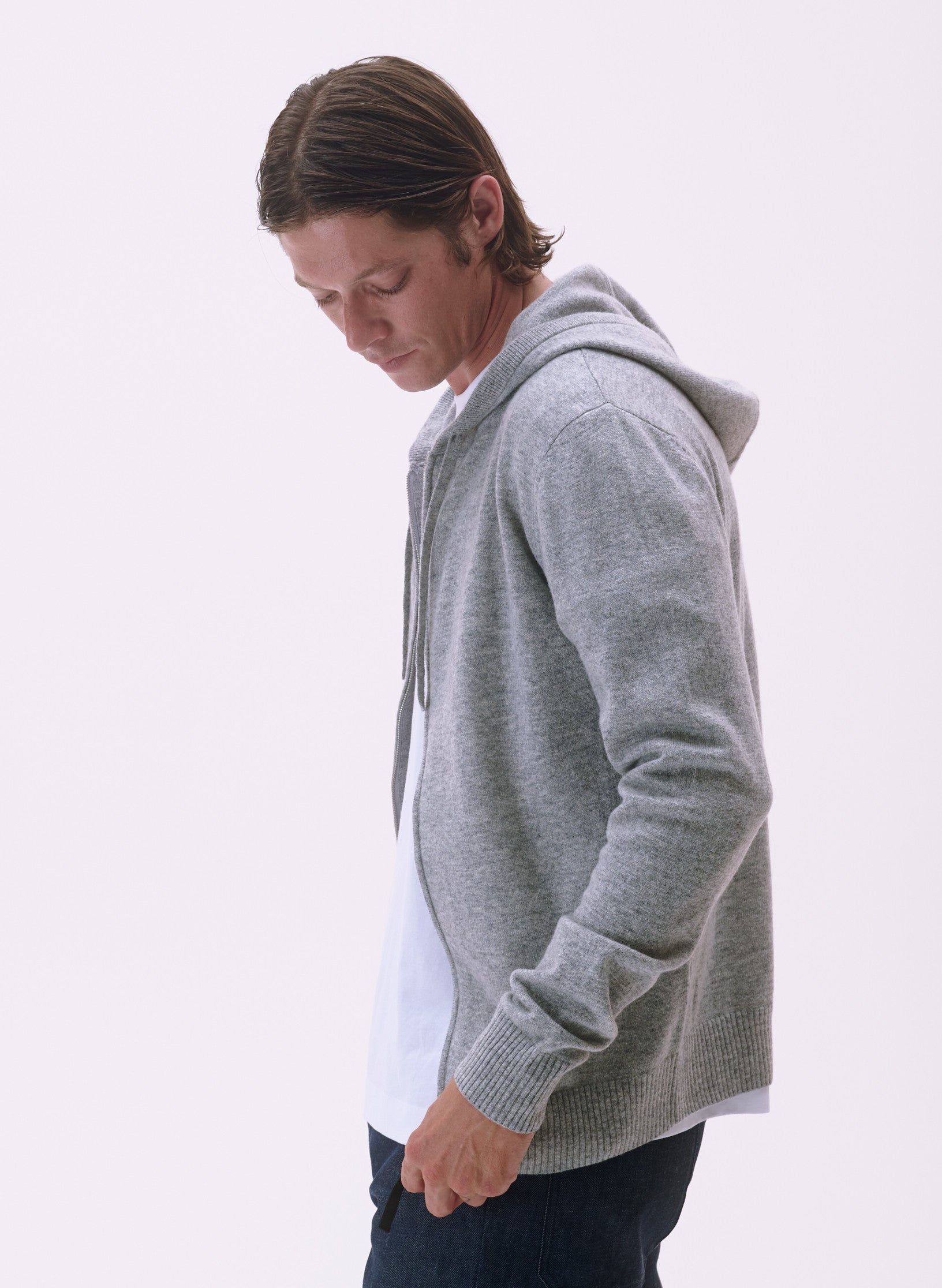 Gilet Capuche Cashemere