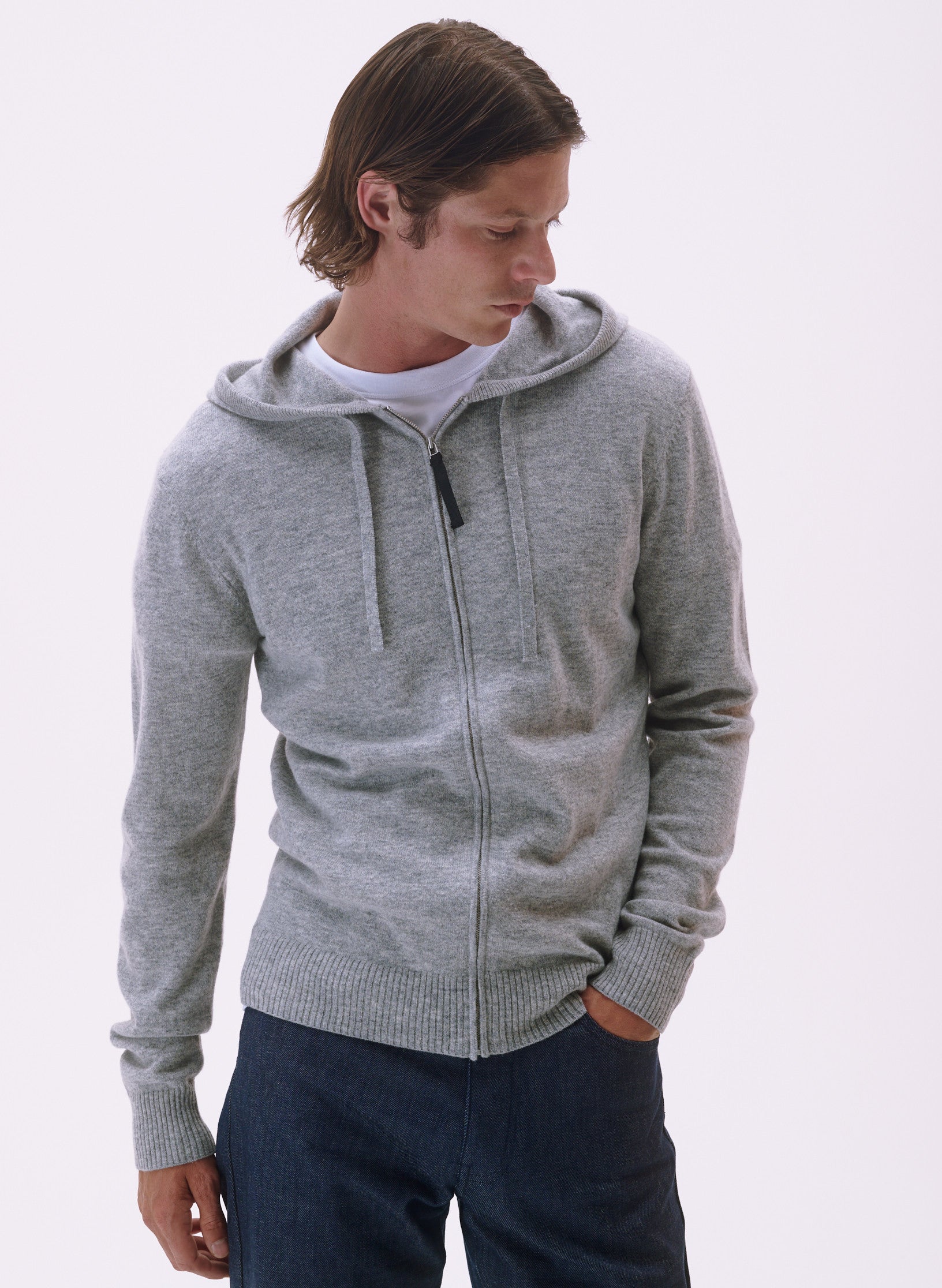 Gilet Capuche Cashemere