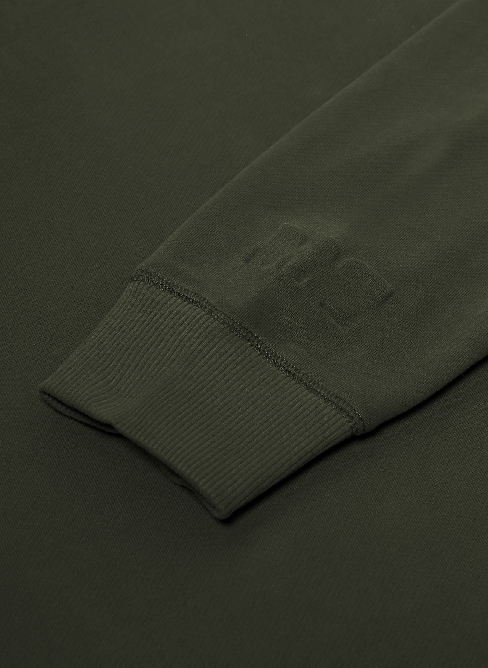 sweat loose unisexe homme femme kaki molleton