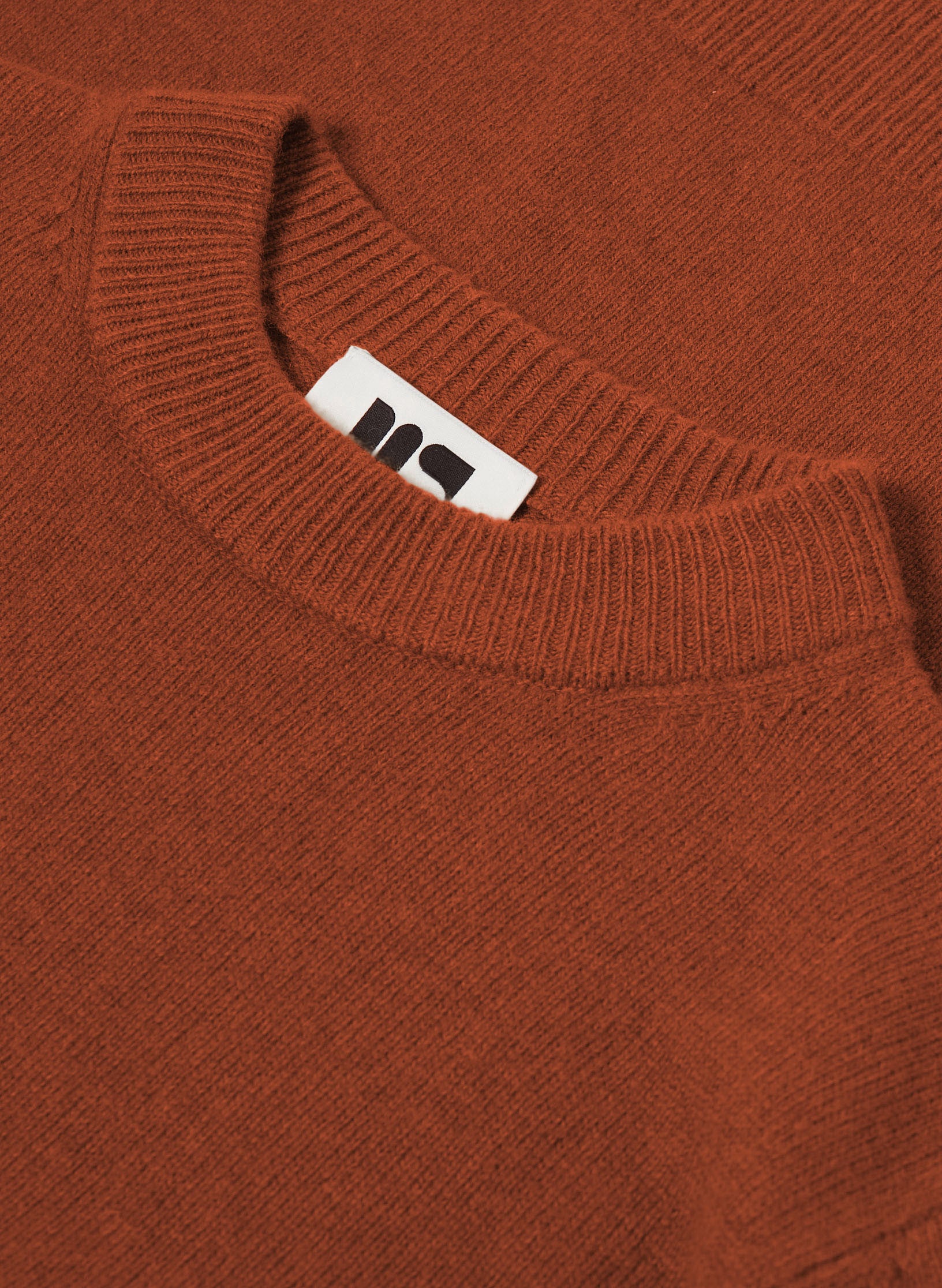 pull rdc laine orange homme femme unisexe