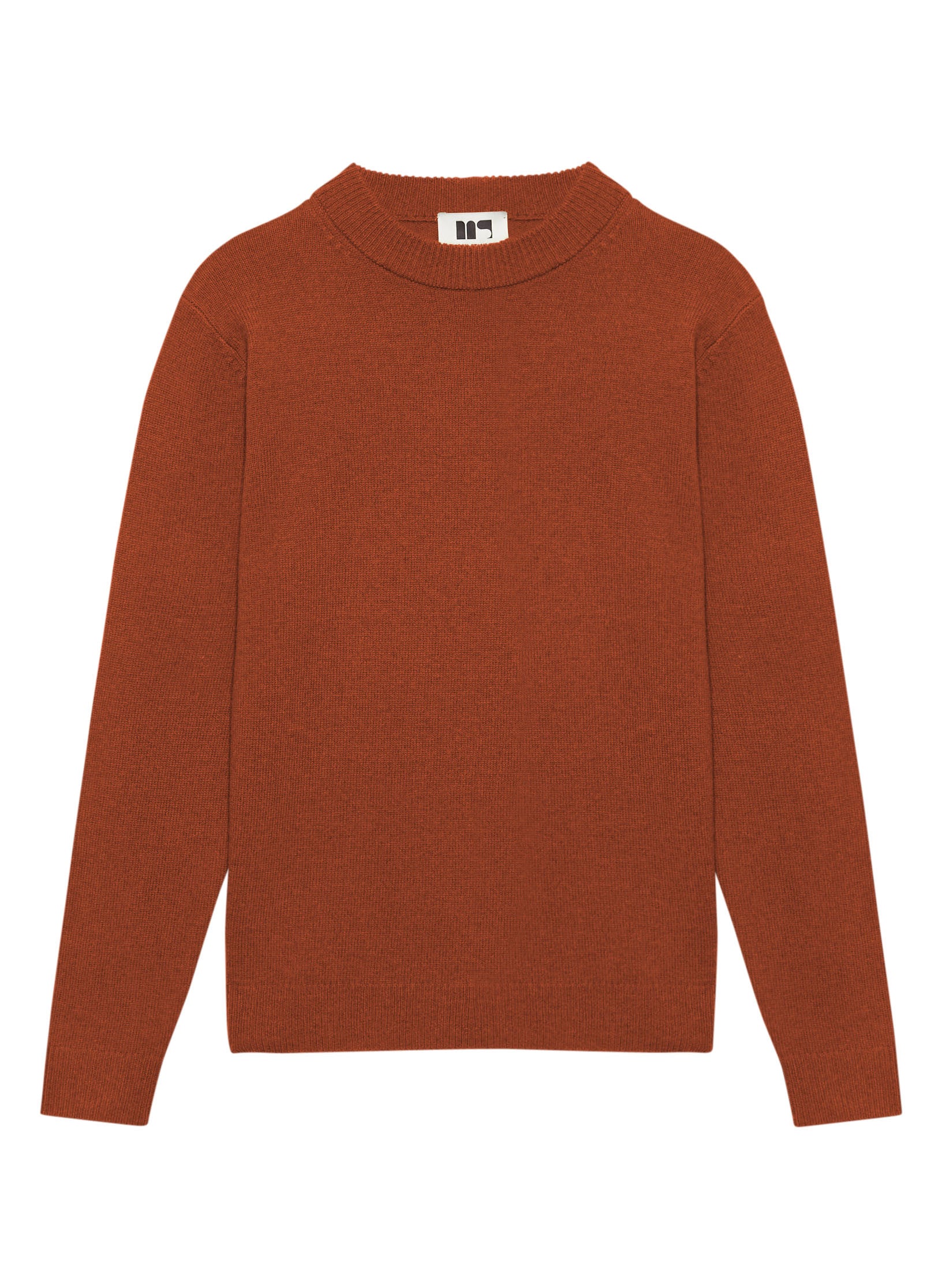 pull rdc laine orange homme femme unisexe