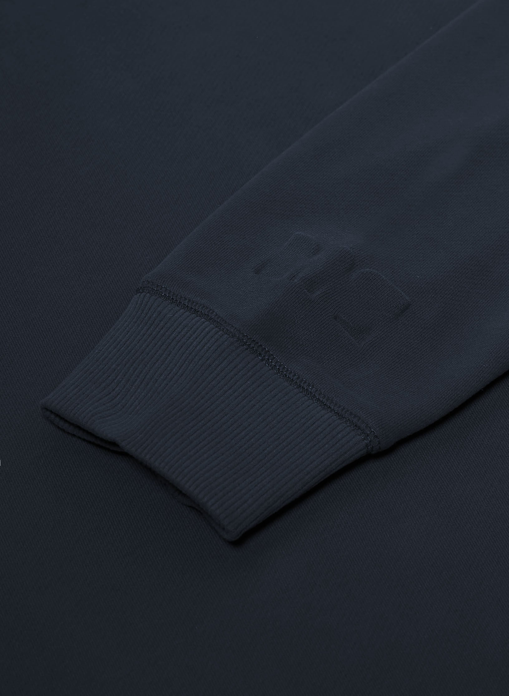 sweat loose unisexe homme femme bleu molleton