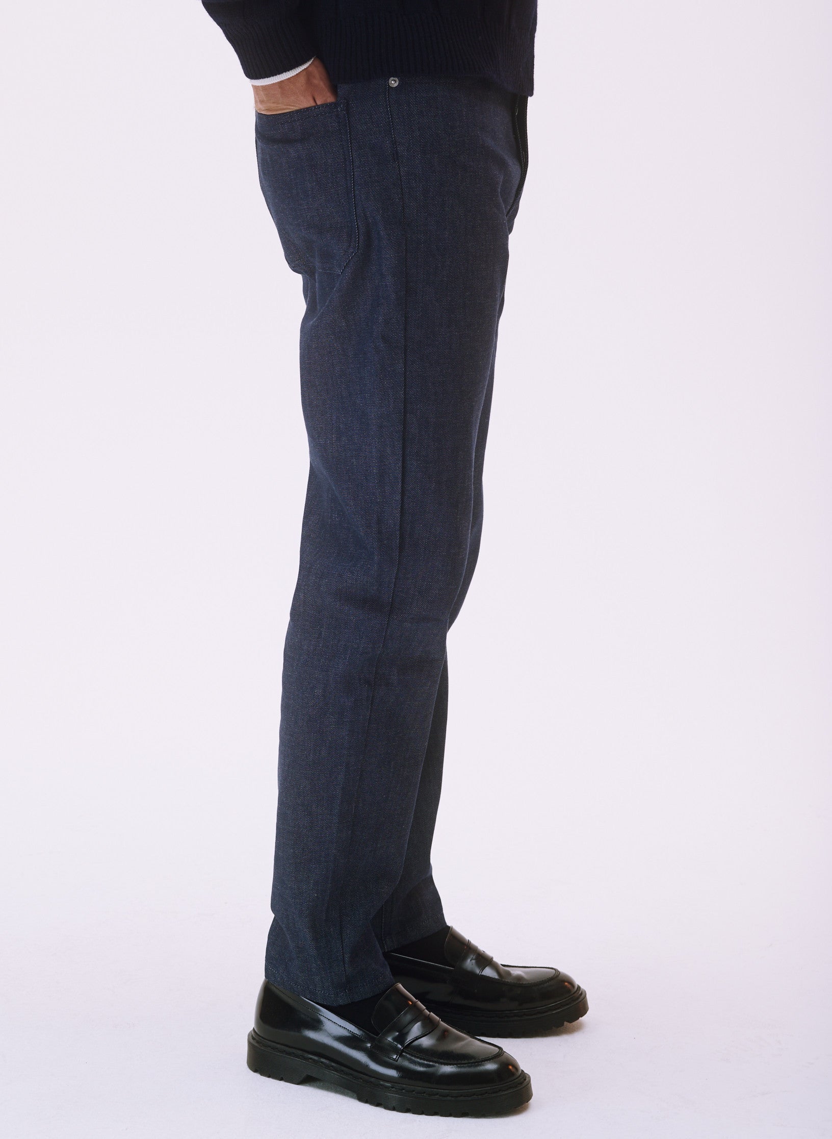 jean elio loose droit brut homme femme unisexe