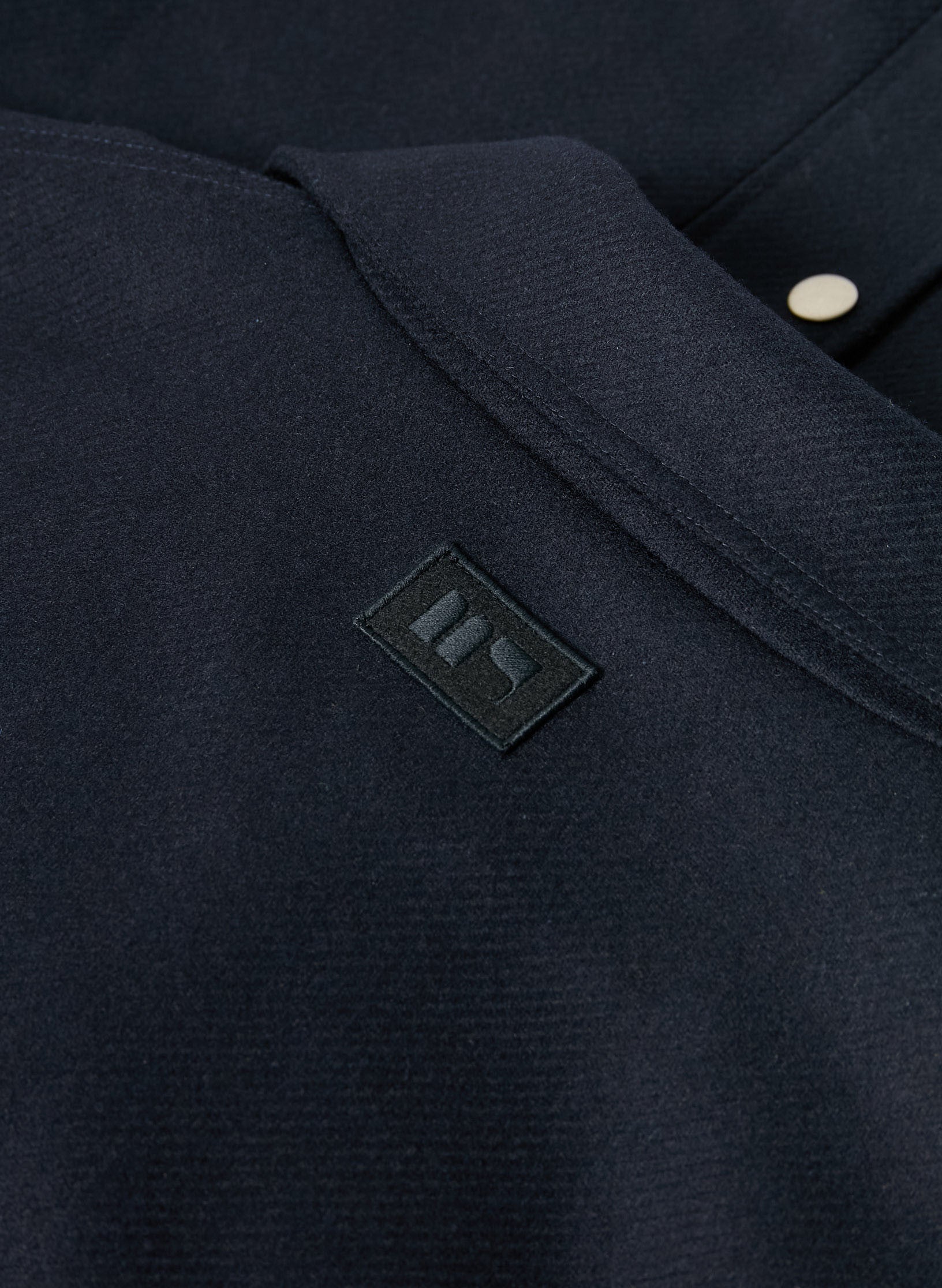 blouson laine homme marine