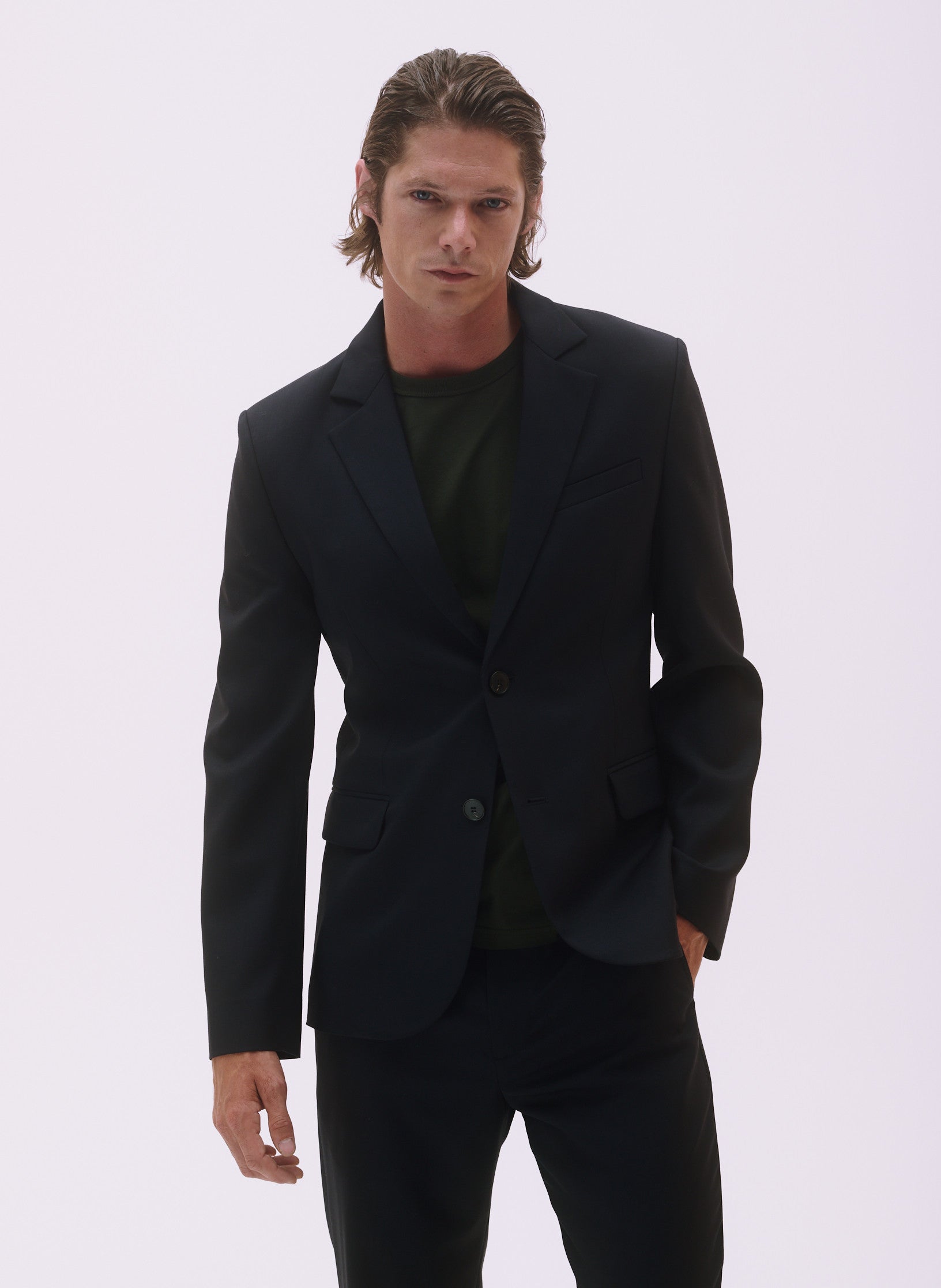 Veste Costume Laine Astoria - Marine