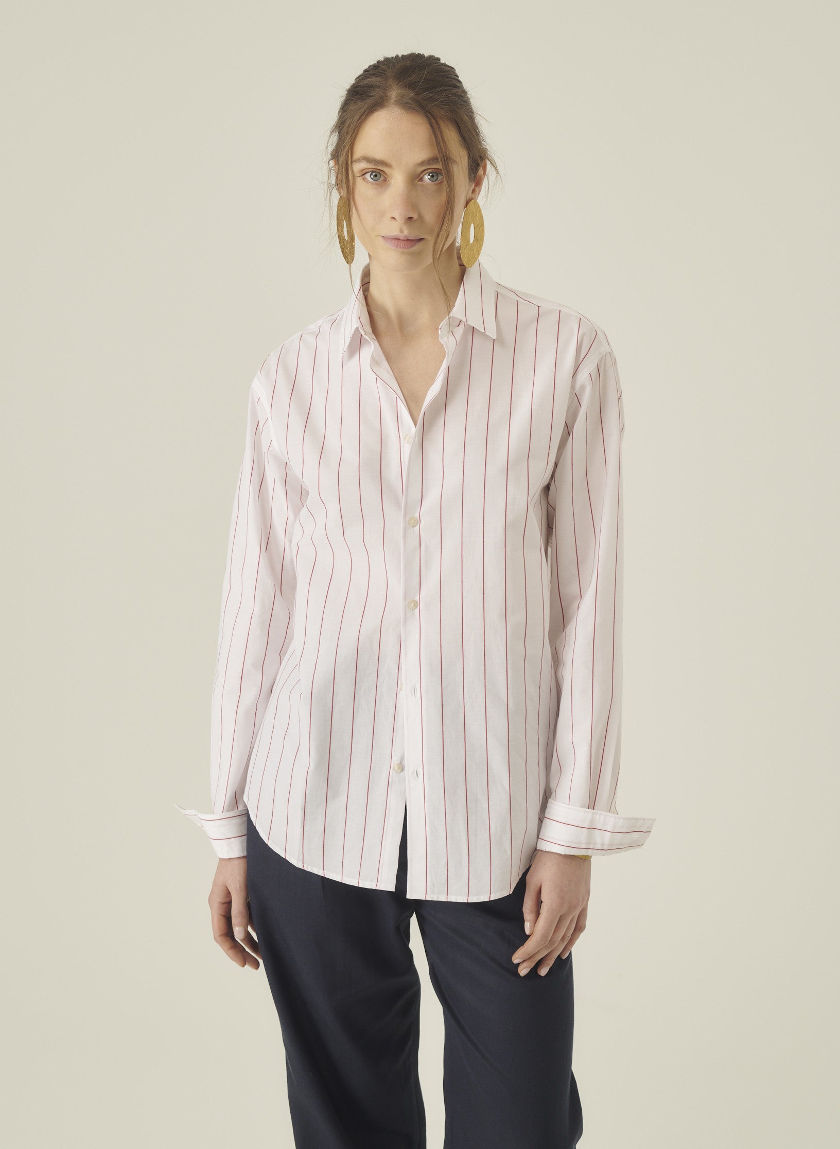 Chemise Loose Rayée