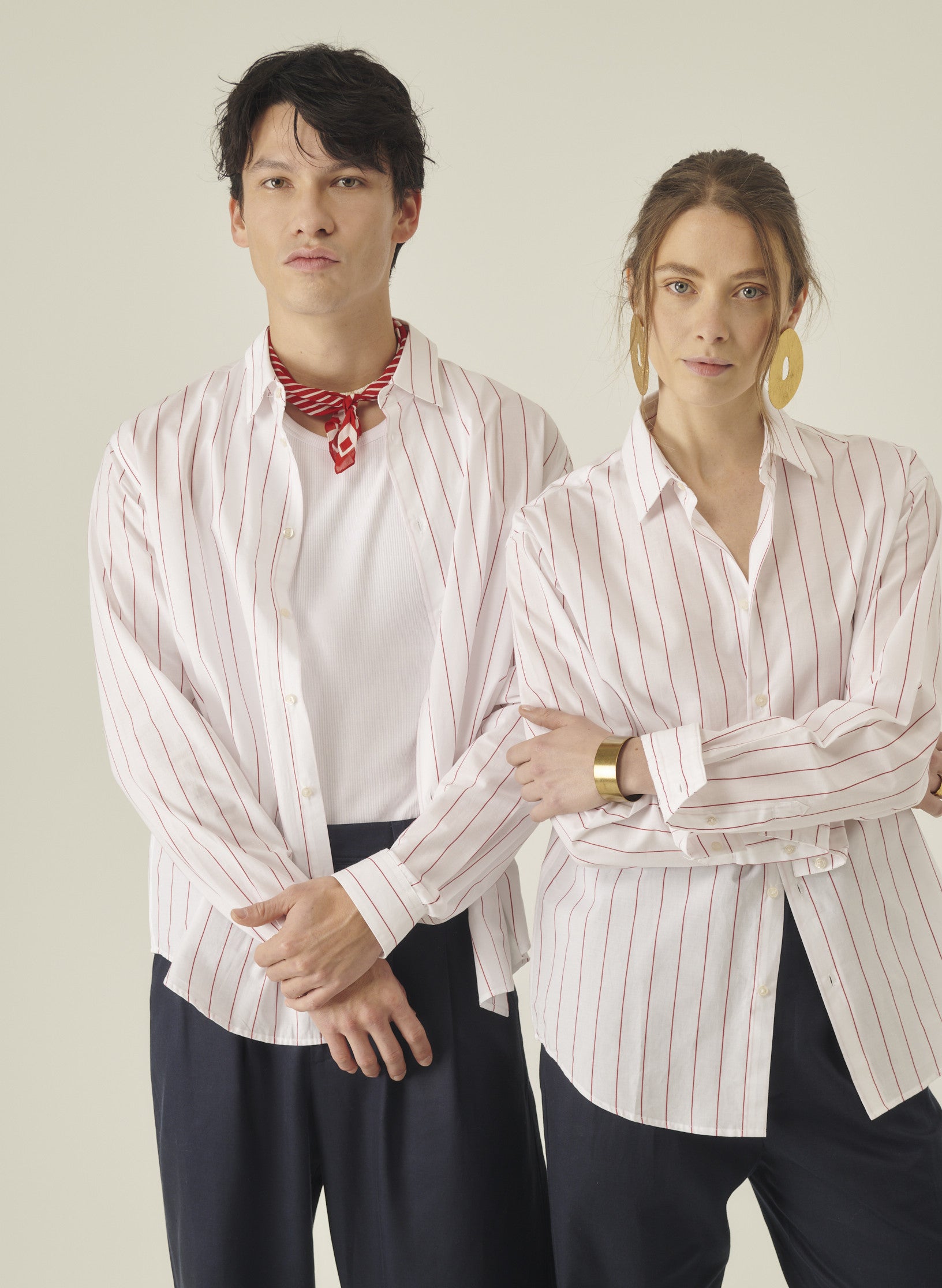 Chemise Loose Rayée