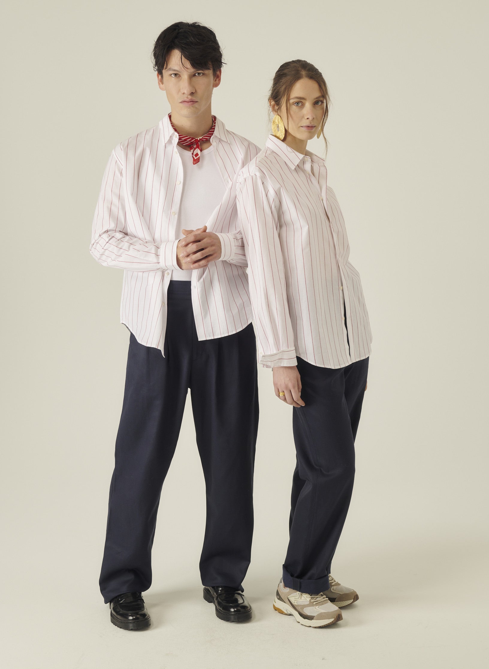 Chemise Loose Rayée