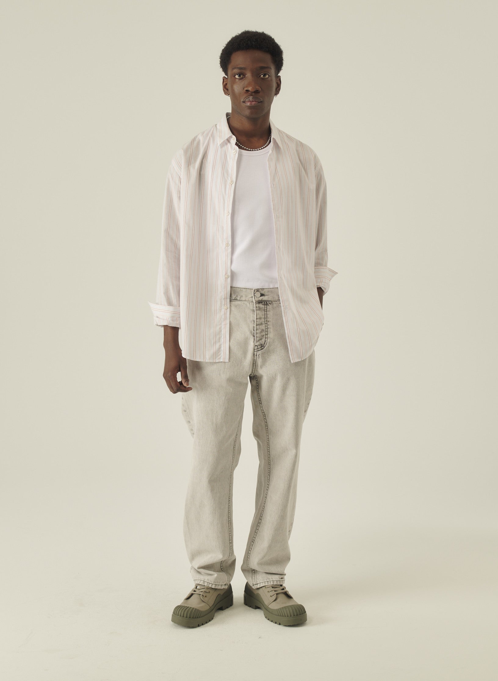 jean cadix relaxed denim gris homme femme unisexe