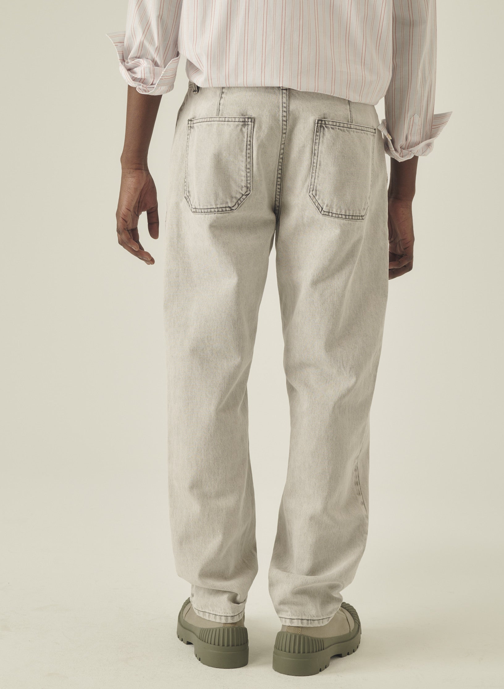 jean cadix relaxed denim gris homme femme unisexe