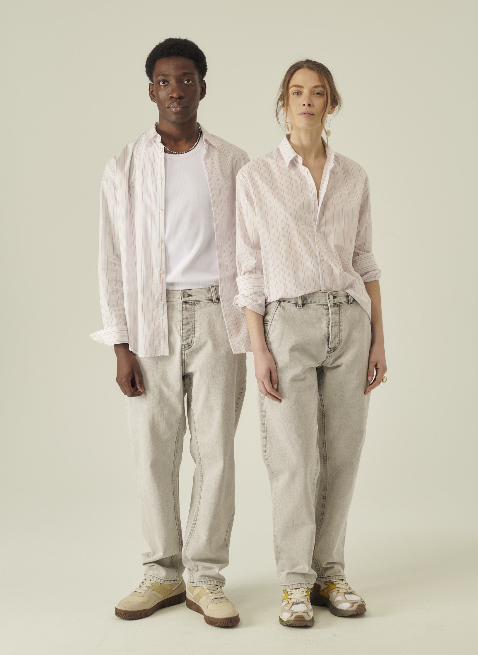 jean cadix relaxed denim gris homme femme unisexe