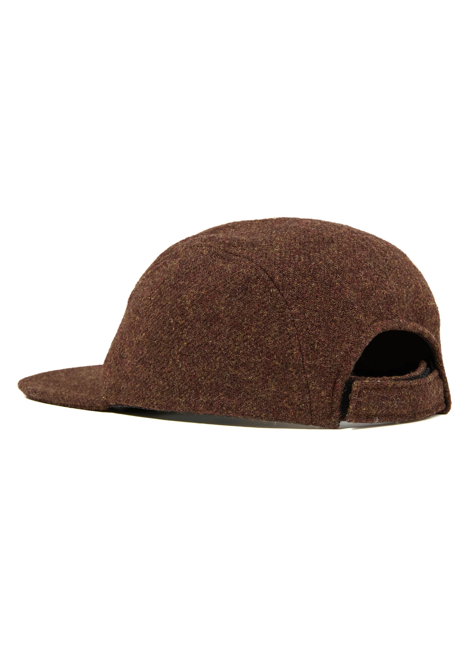 casquette tweed unisexe marron homme femme laine