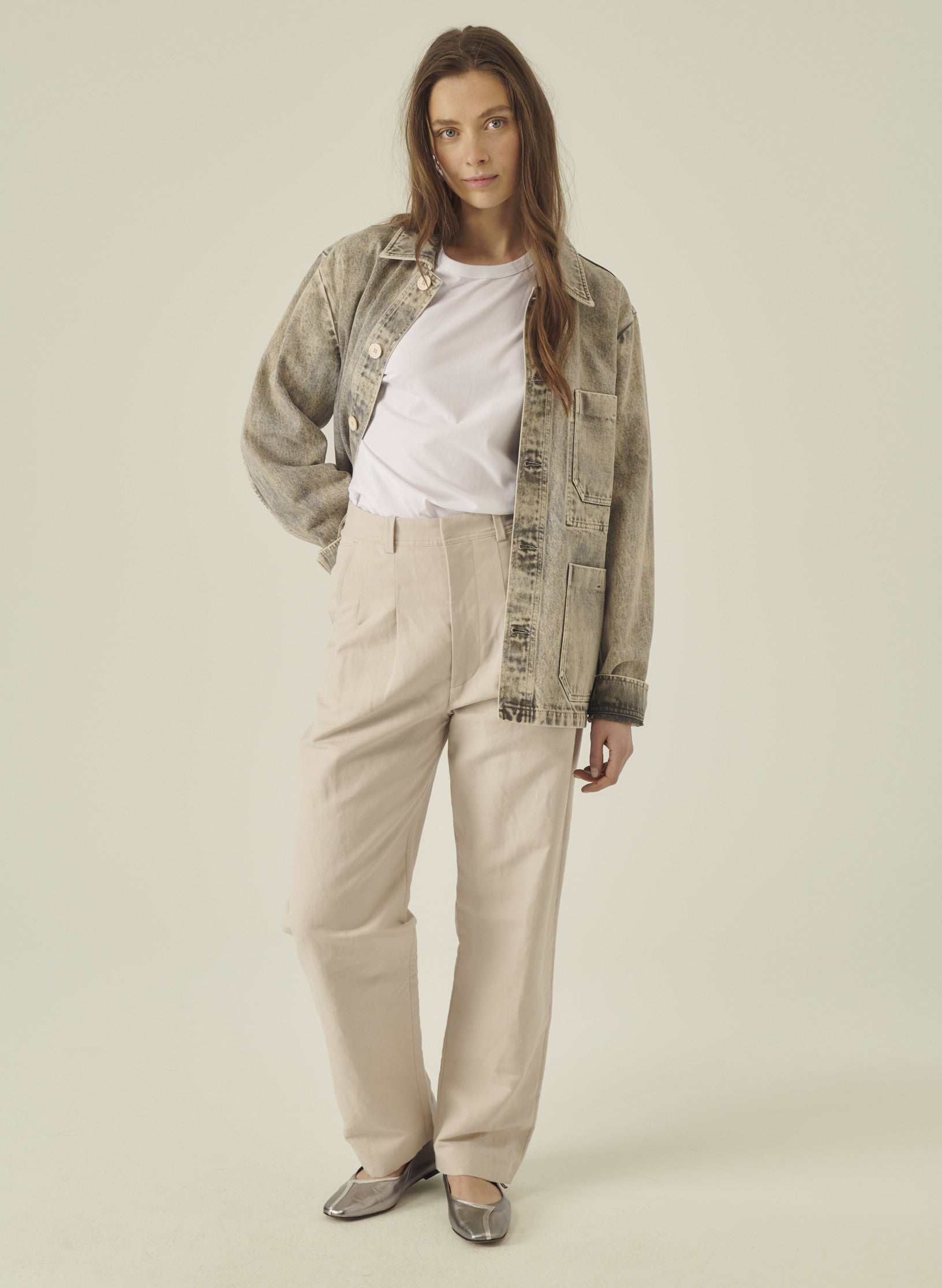 veste peintre denim belave homme femme unisexe