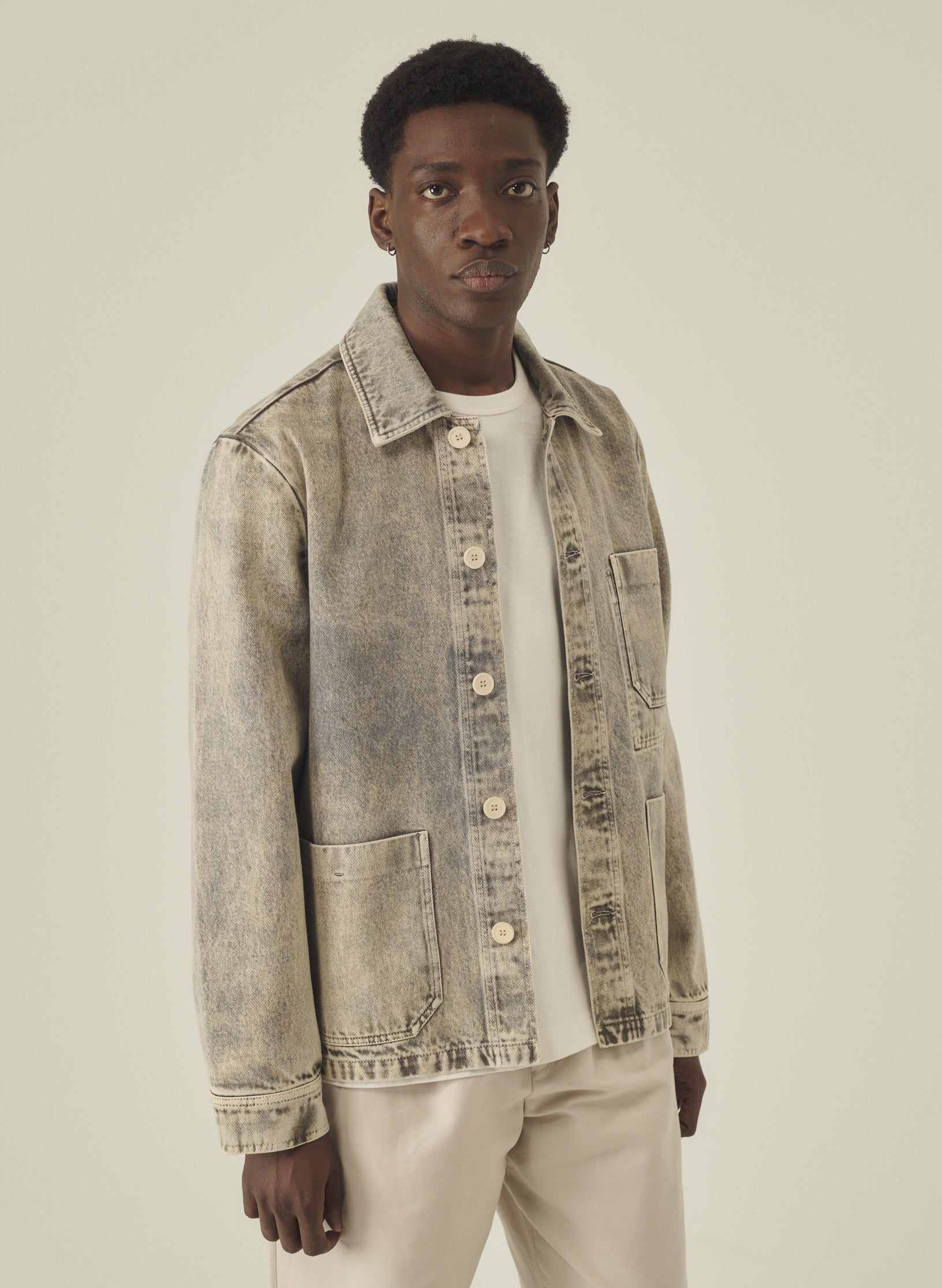 veste peintre denim belave homme femme unisexe