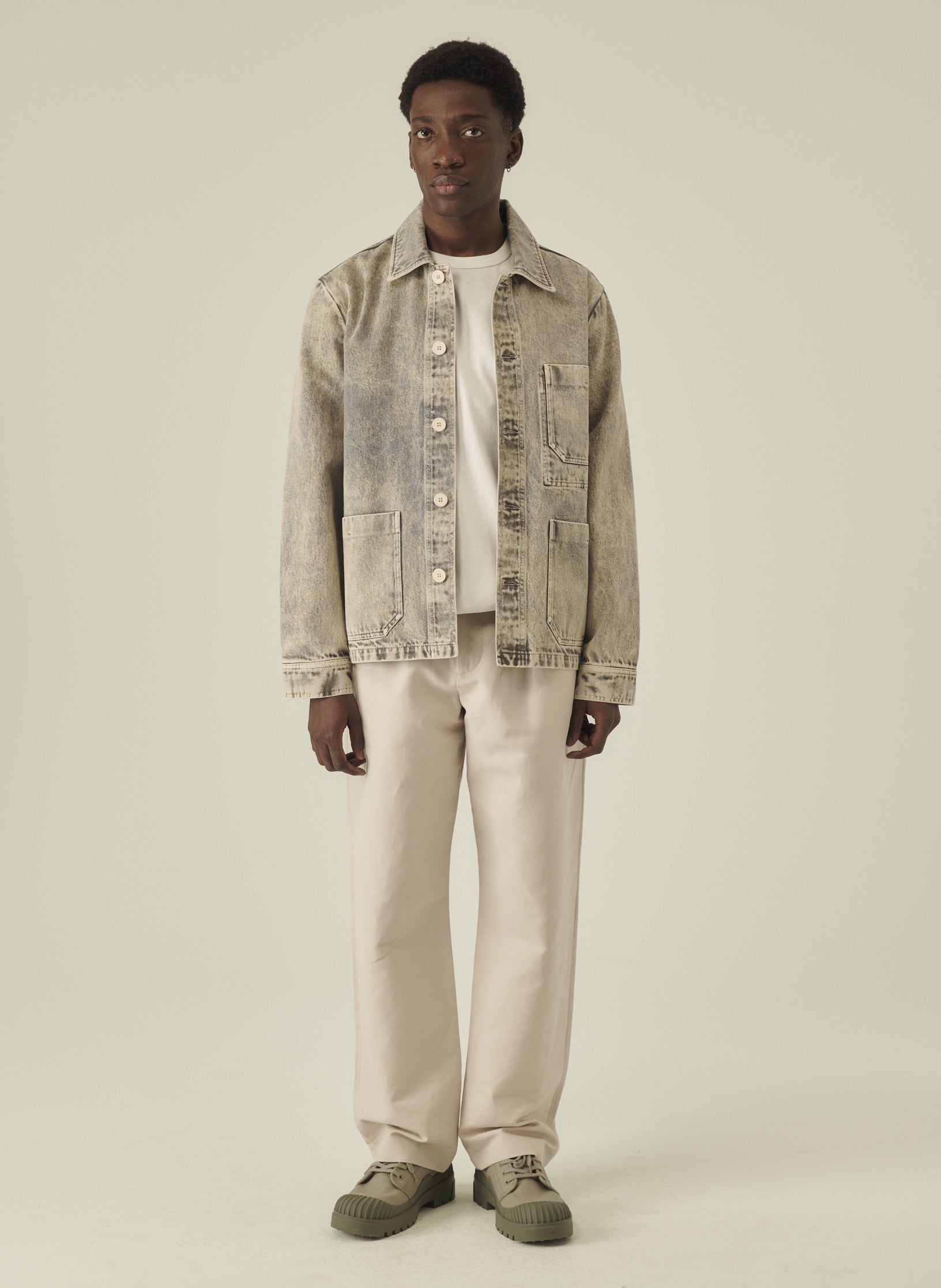 veste peintre denim belave homme femme unisexe