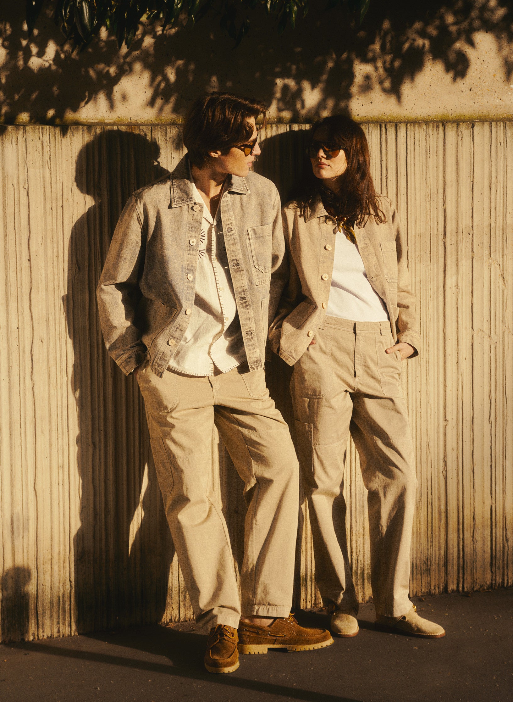 veste peintre denim belave homme femme unisexe