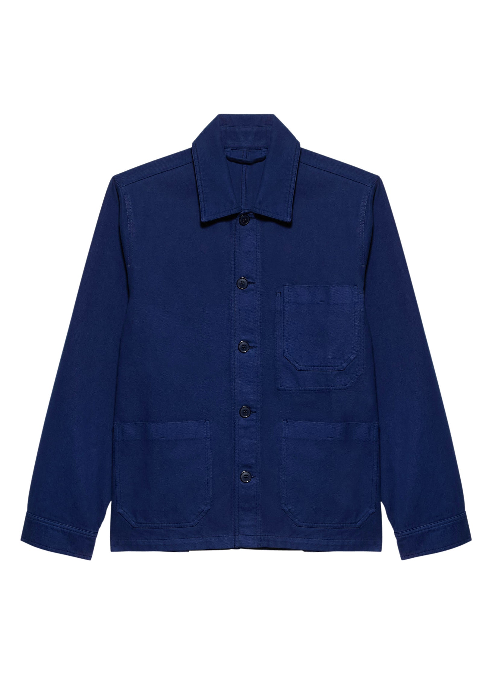 veste peintre bleu indogo homme femme unisexe