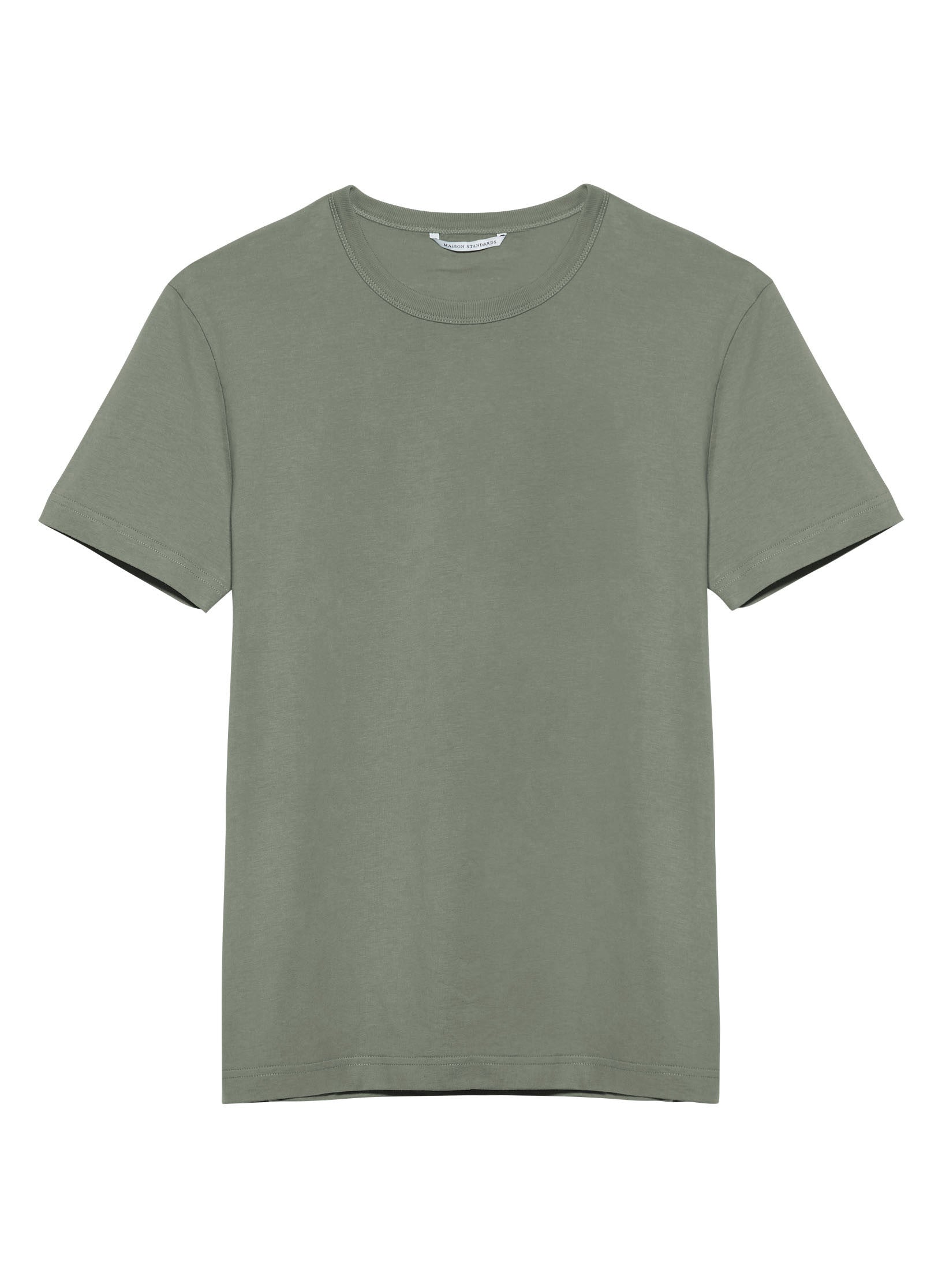 tee shirt coton organique mc kaki homme femme unisexe