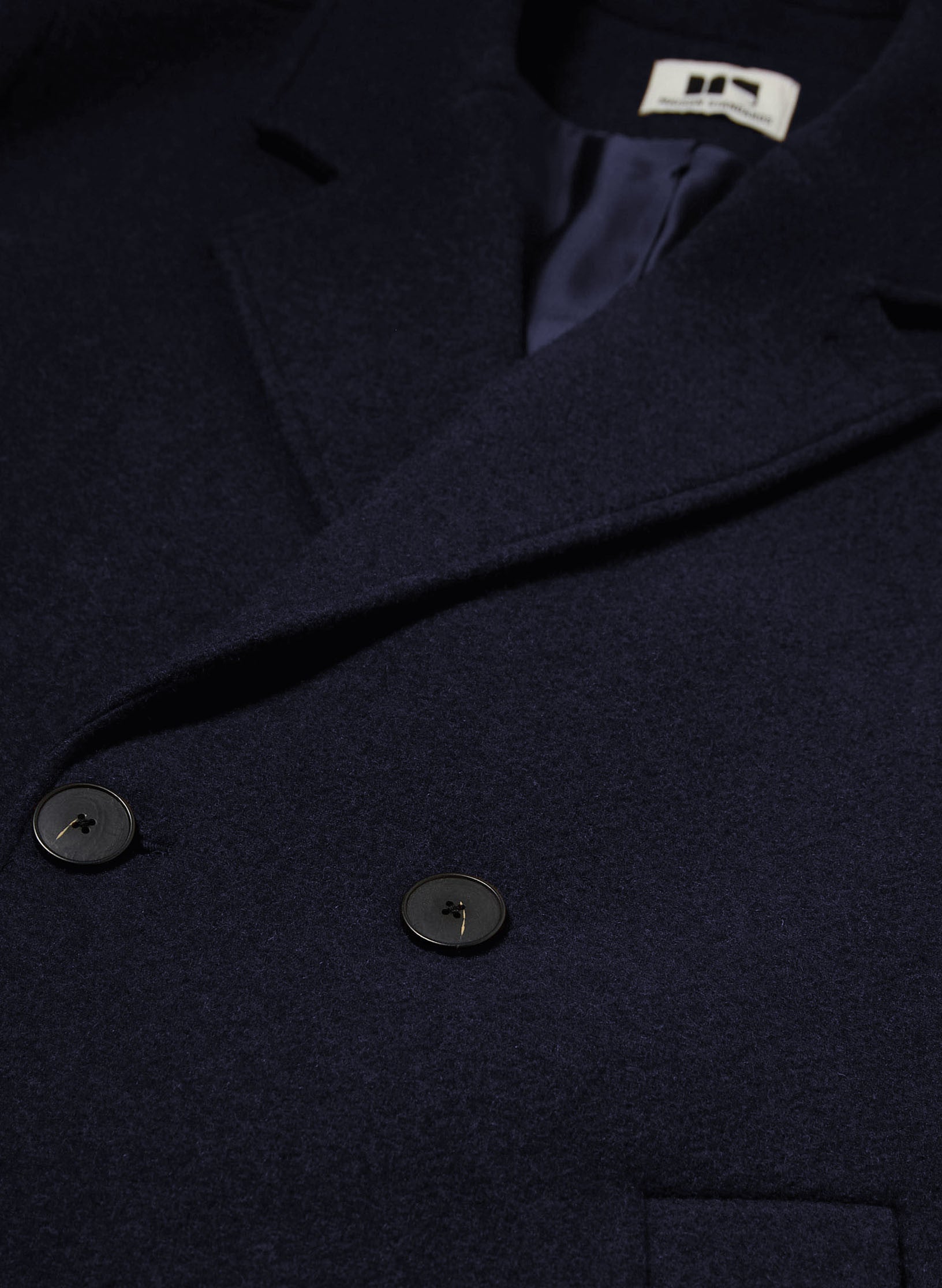 manteau double boutonnage