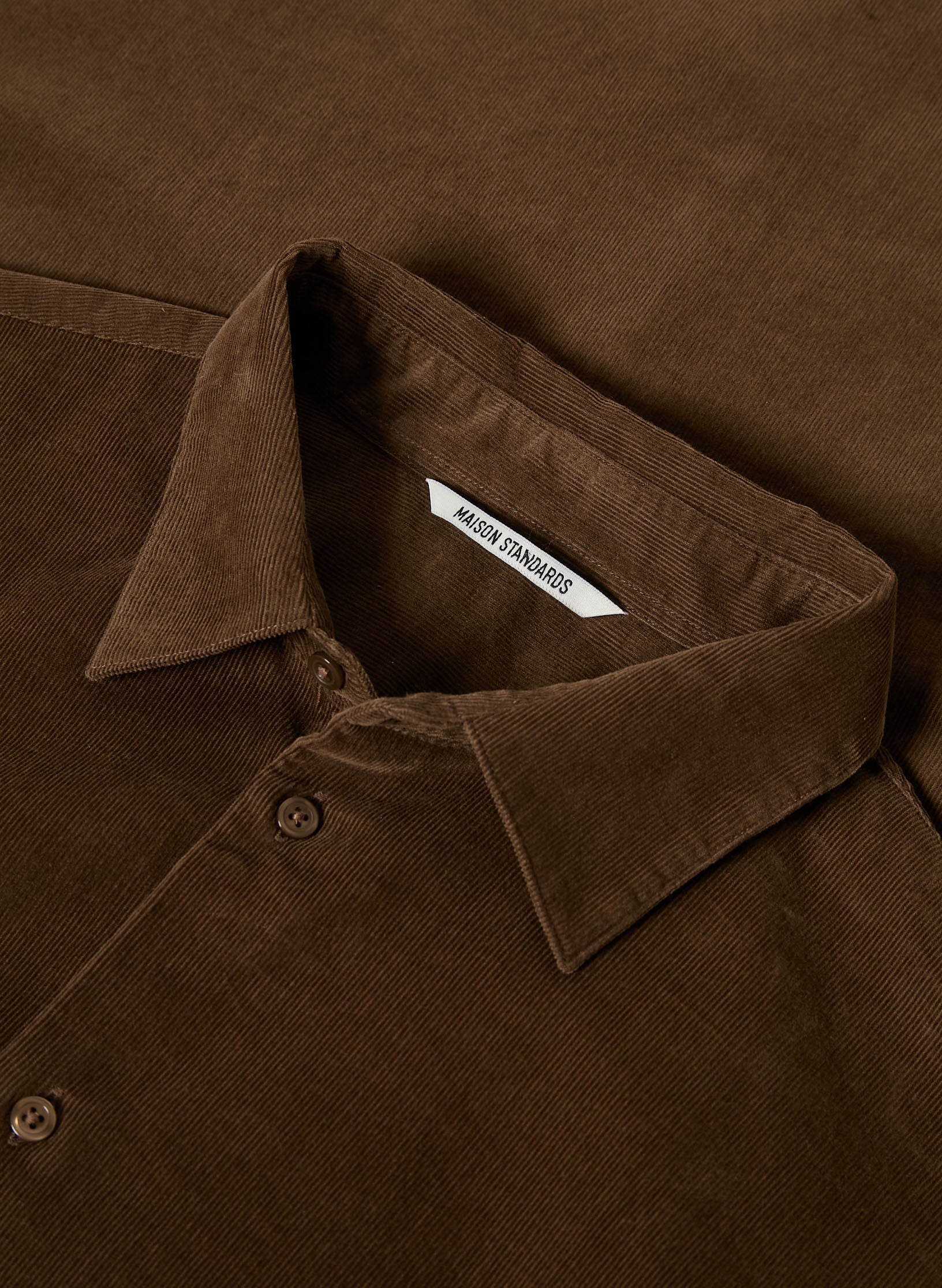 chemise loose velours