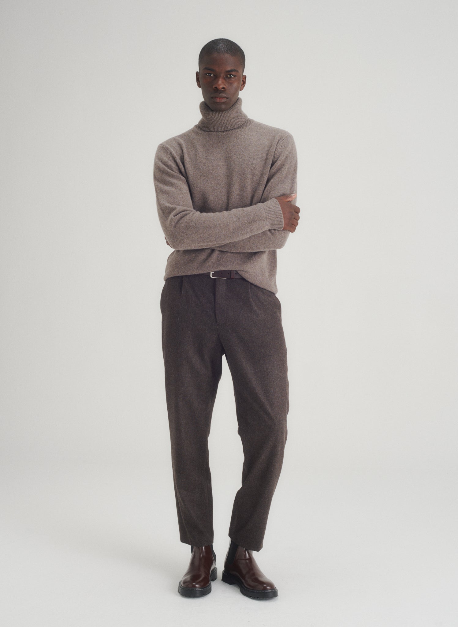 pull col roule 100 laine