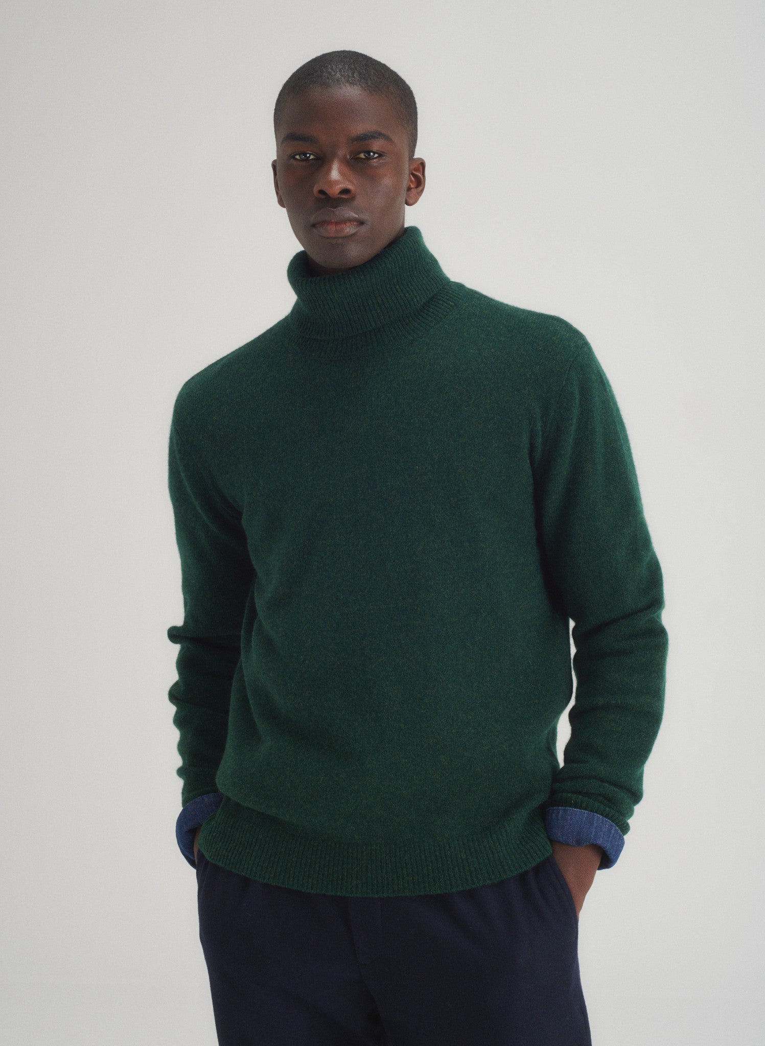 pull col roule 100 laine 3