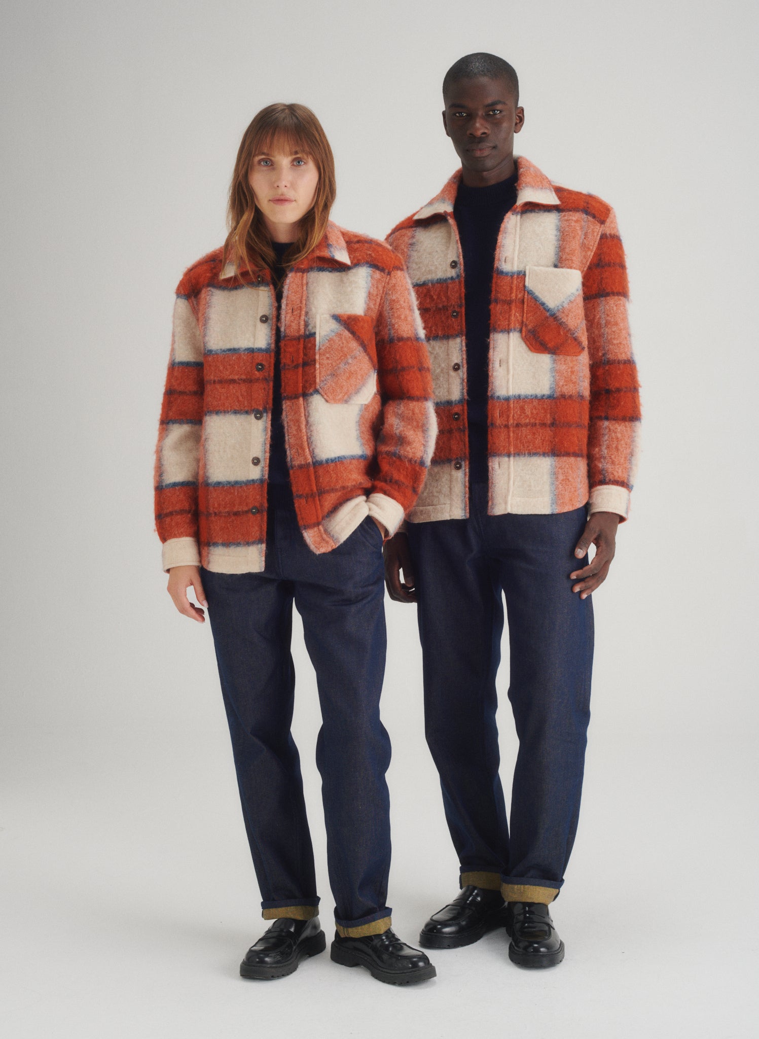 surchemise laine carreaux