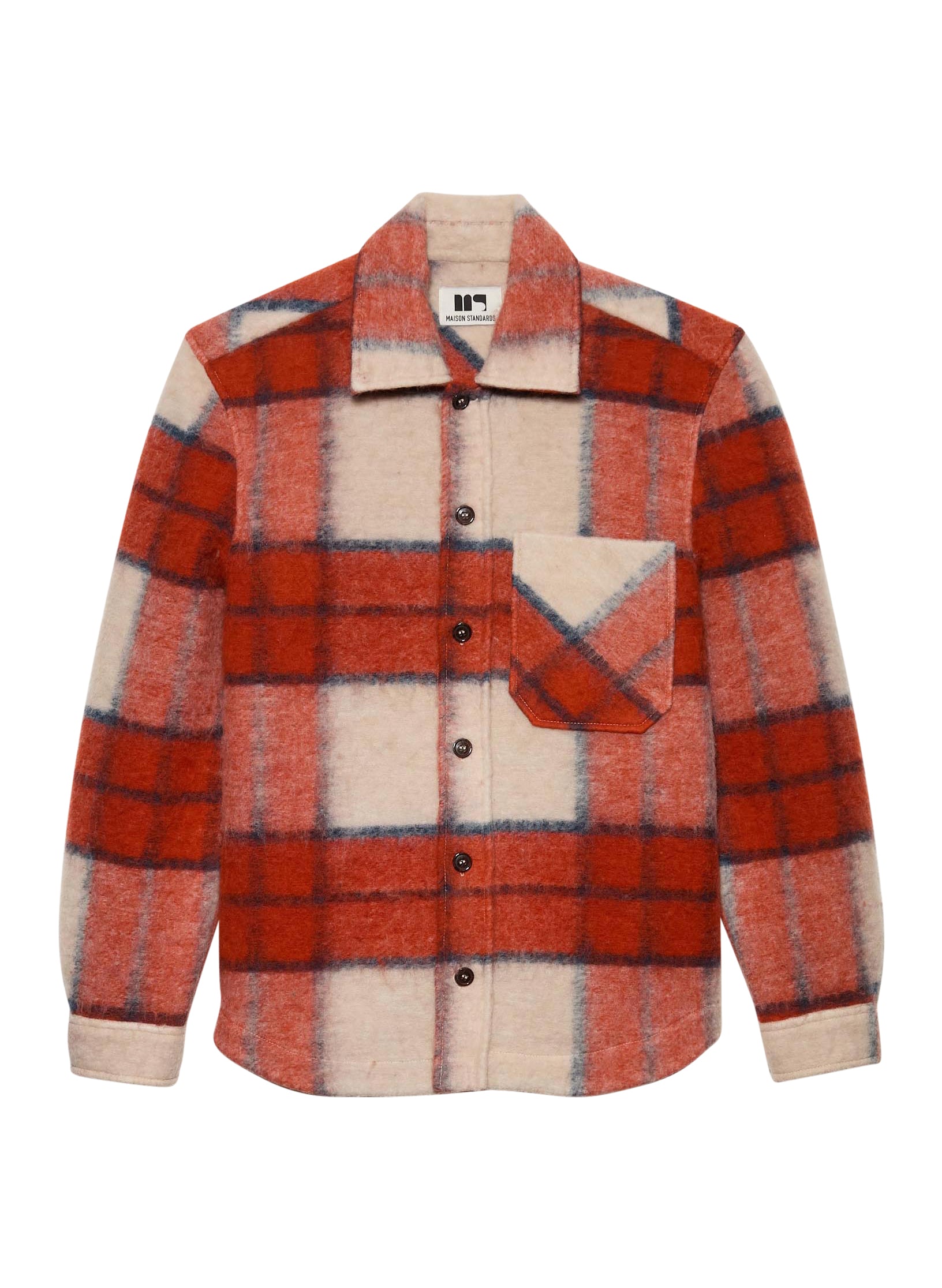 surchemise laine carreaux