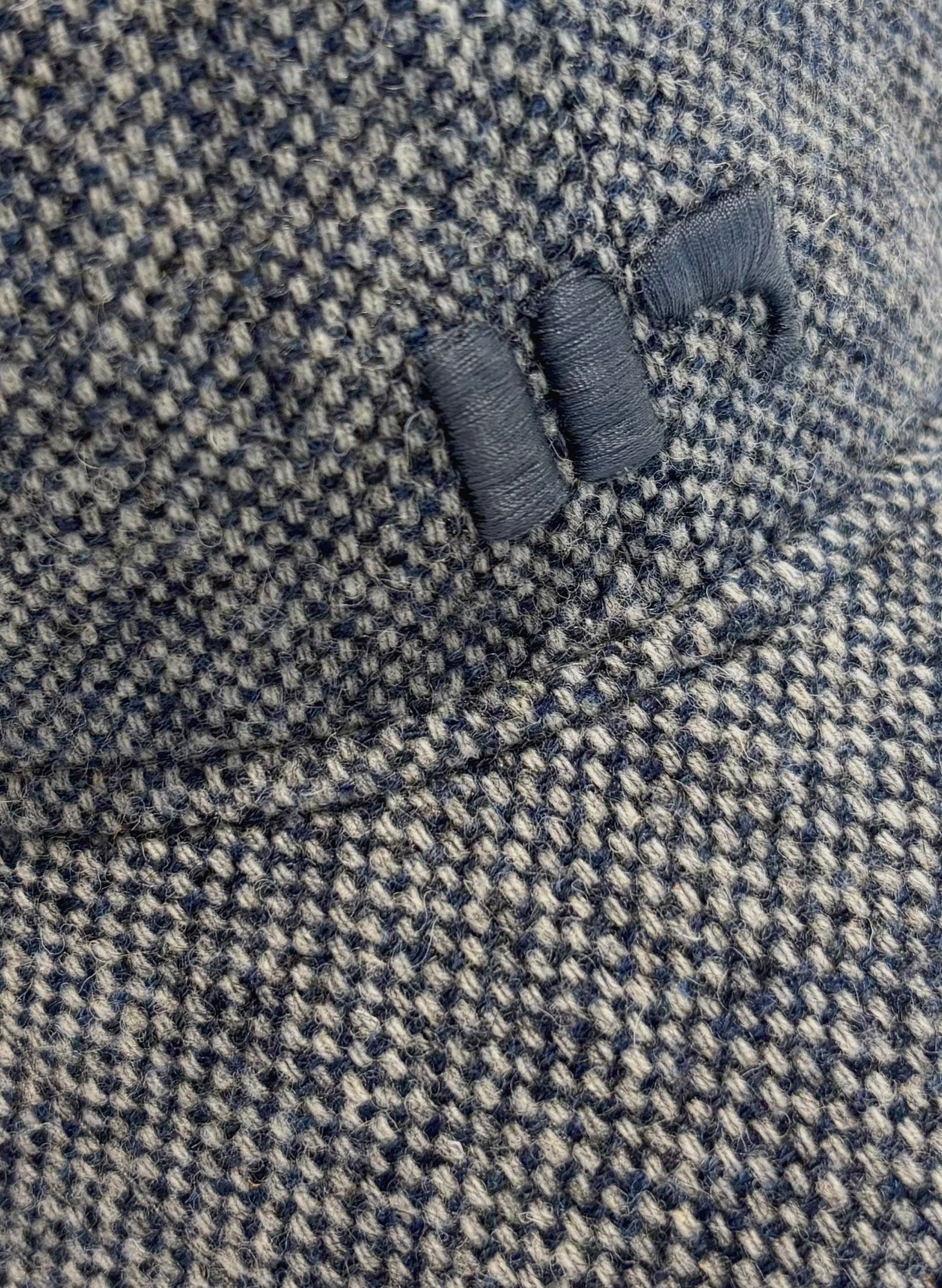 Casquette Tweed Serena - Bleu orage