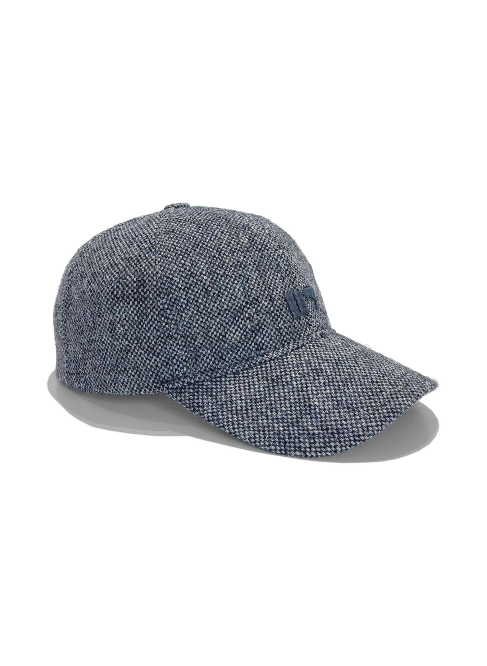 Casquette Tweed Serena - Bleu orage