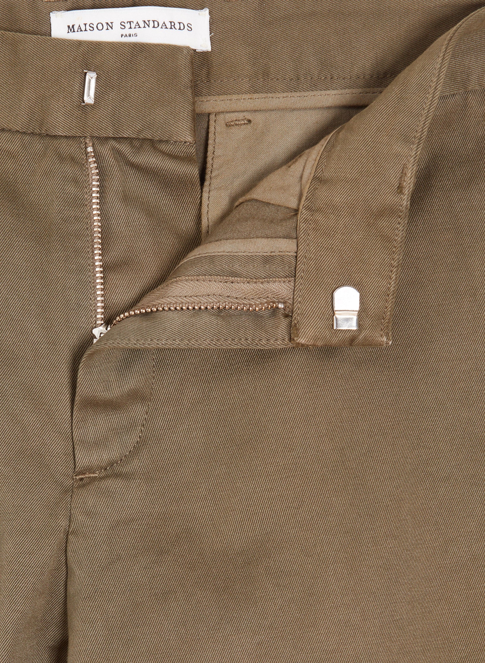 le chino slim homme kaki