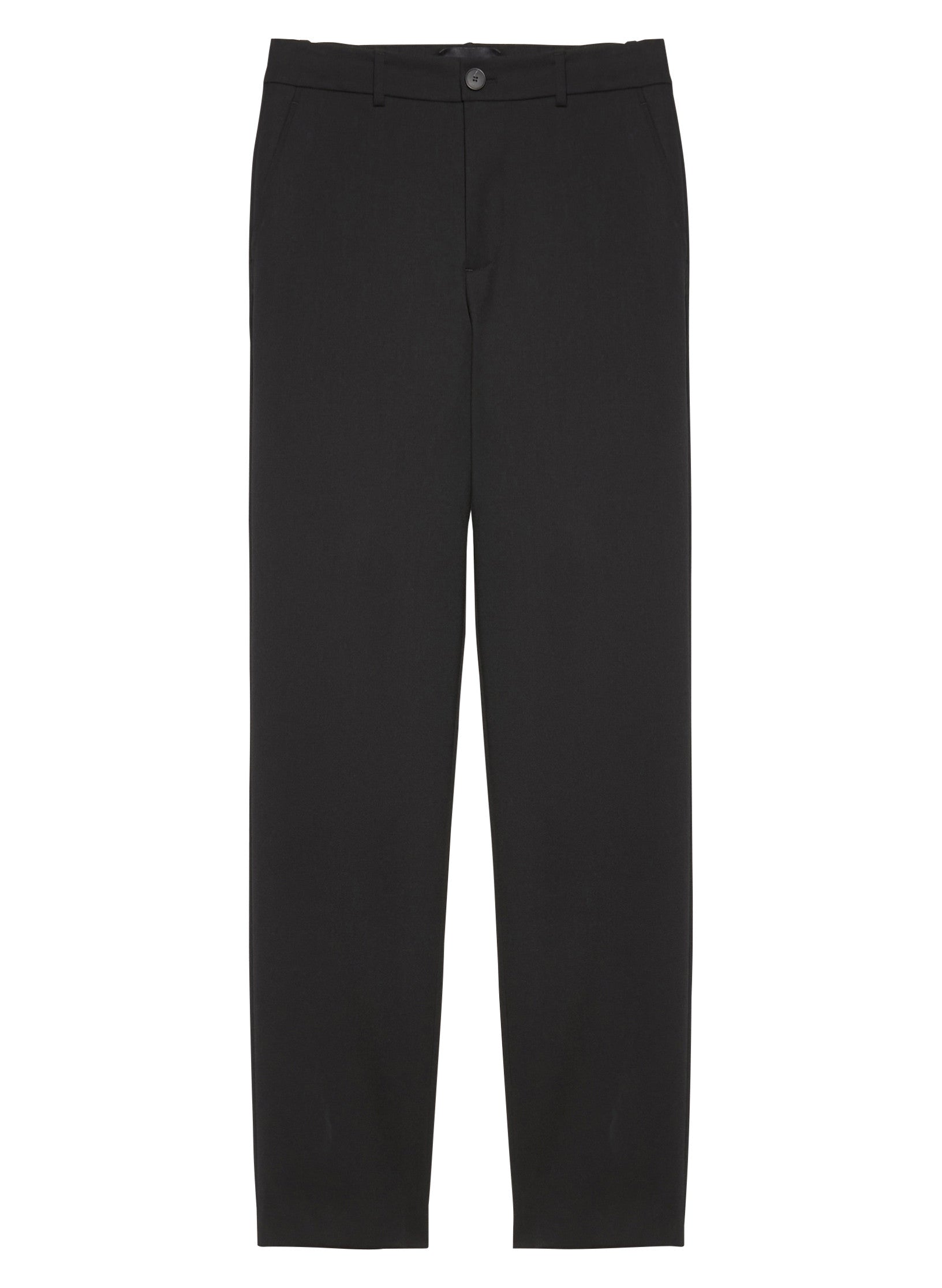 pantalon droit infroissable noir homme