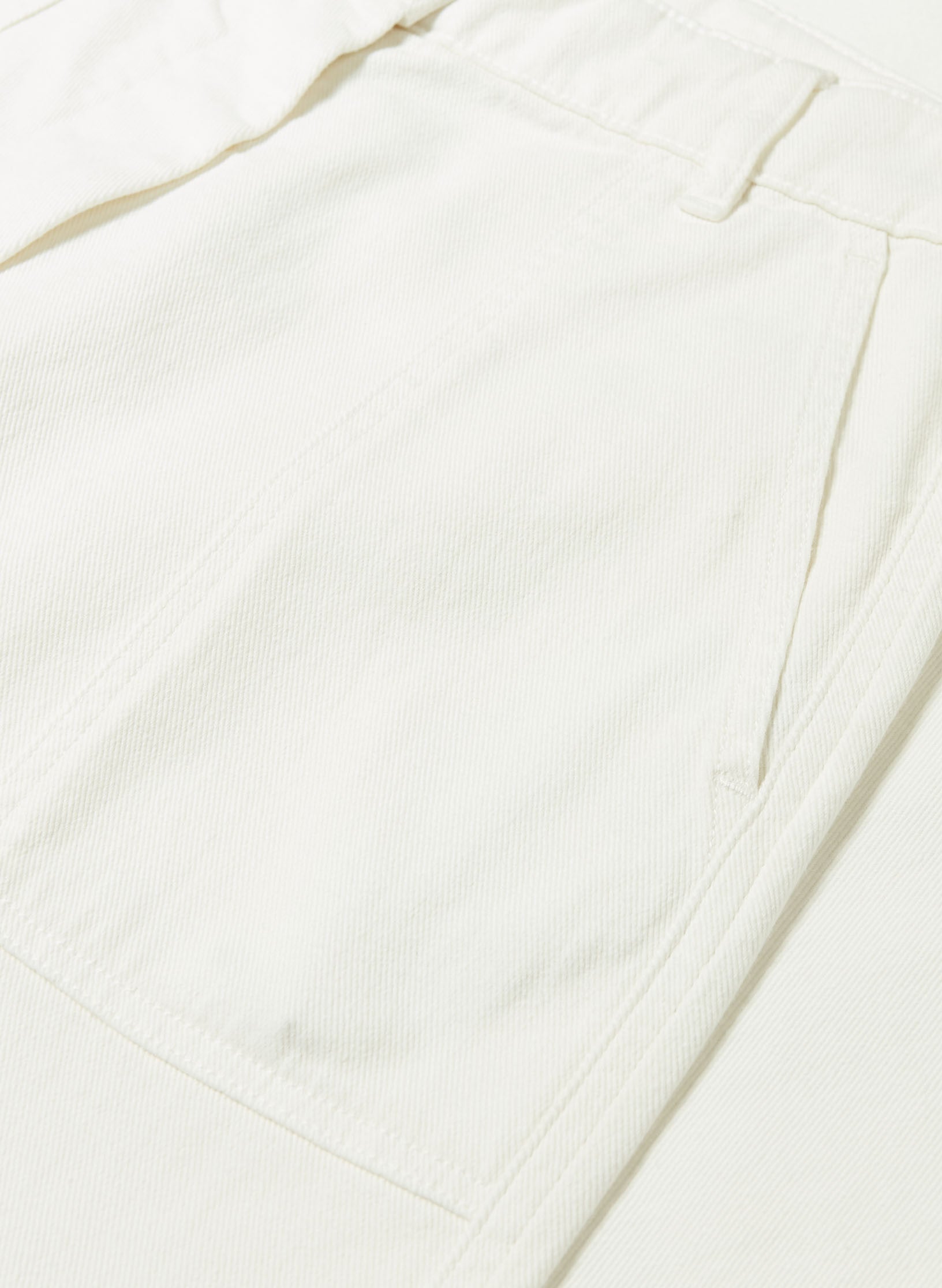 pantalon worker coton ecru femme