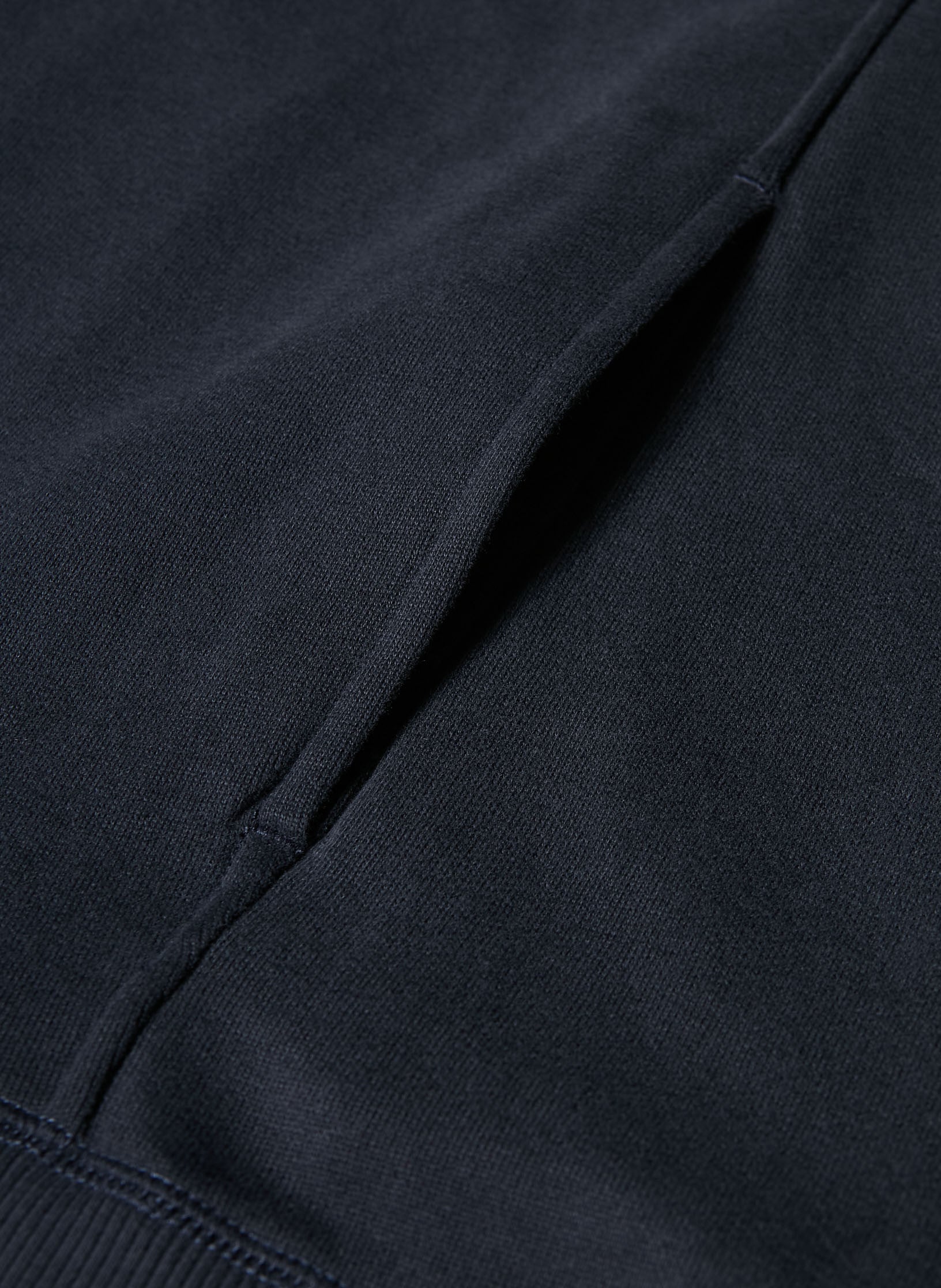 hoodie homme bleu coton organique